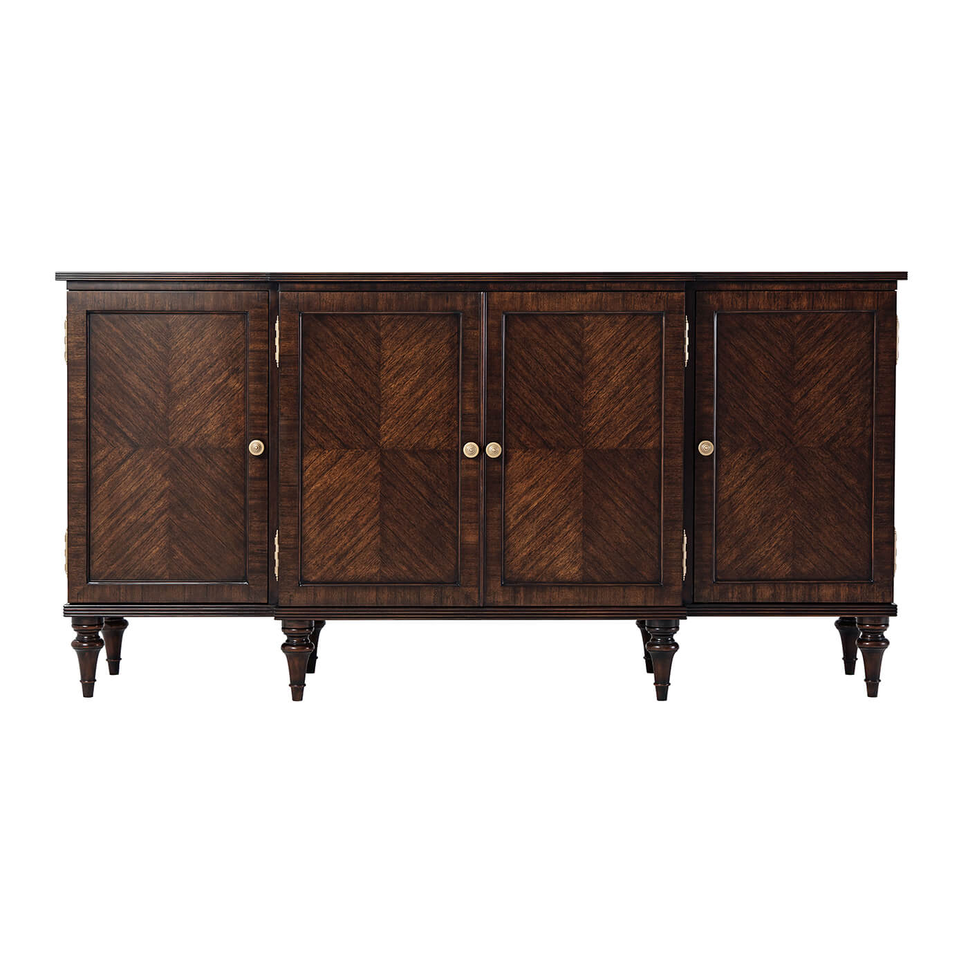 English Regency Breakfront Credenza - English Georgian America