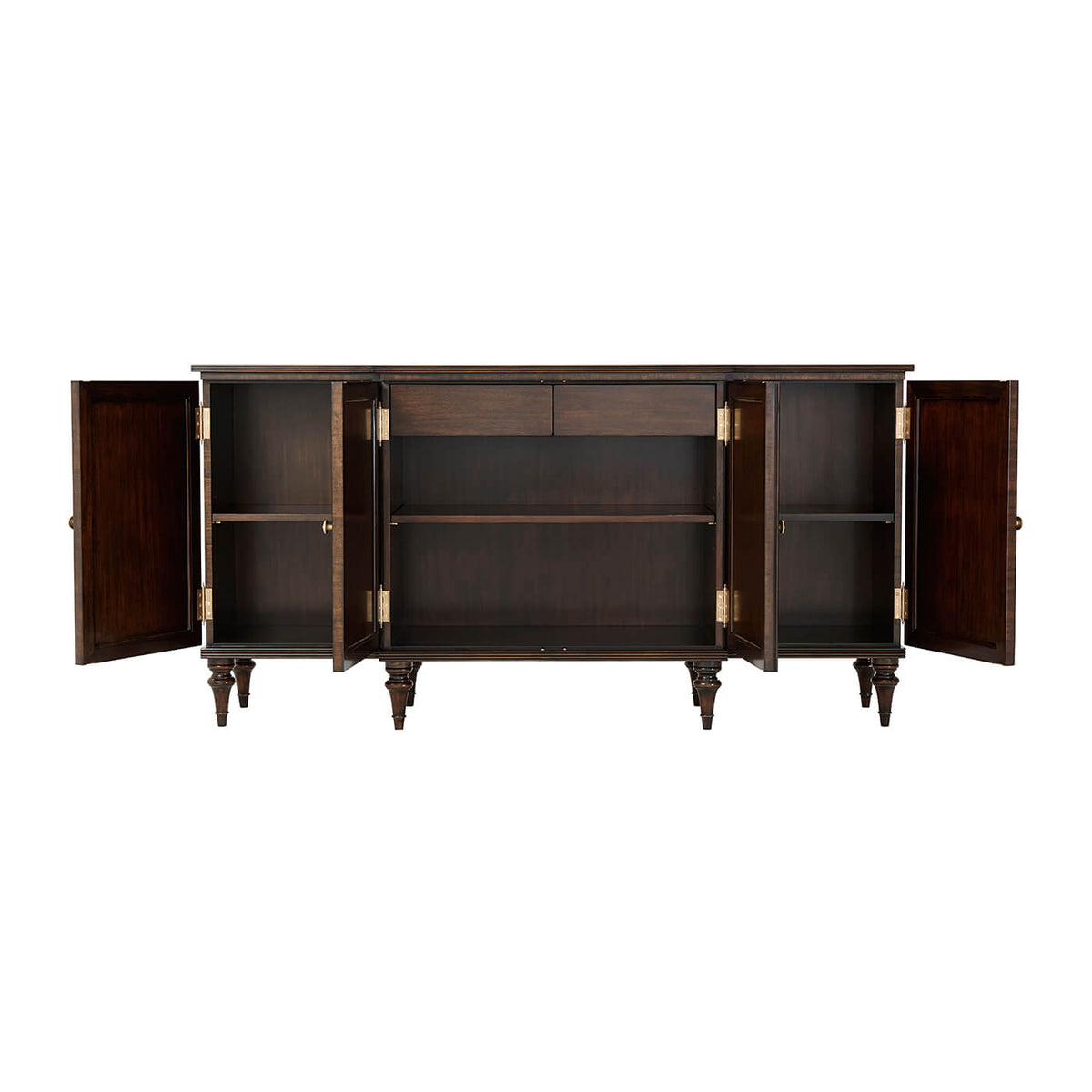 English Regency Breakfront Credenza - English Georgian America