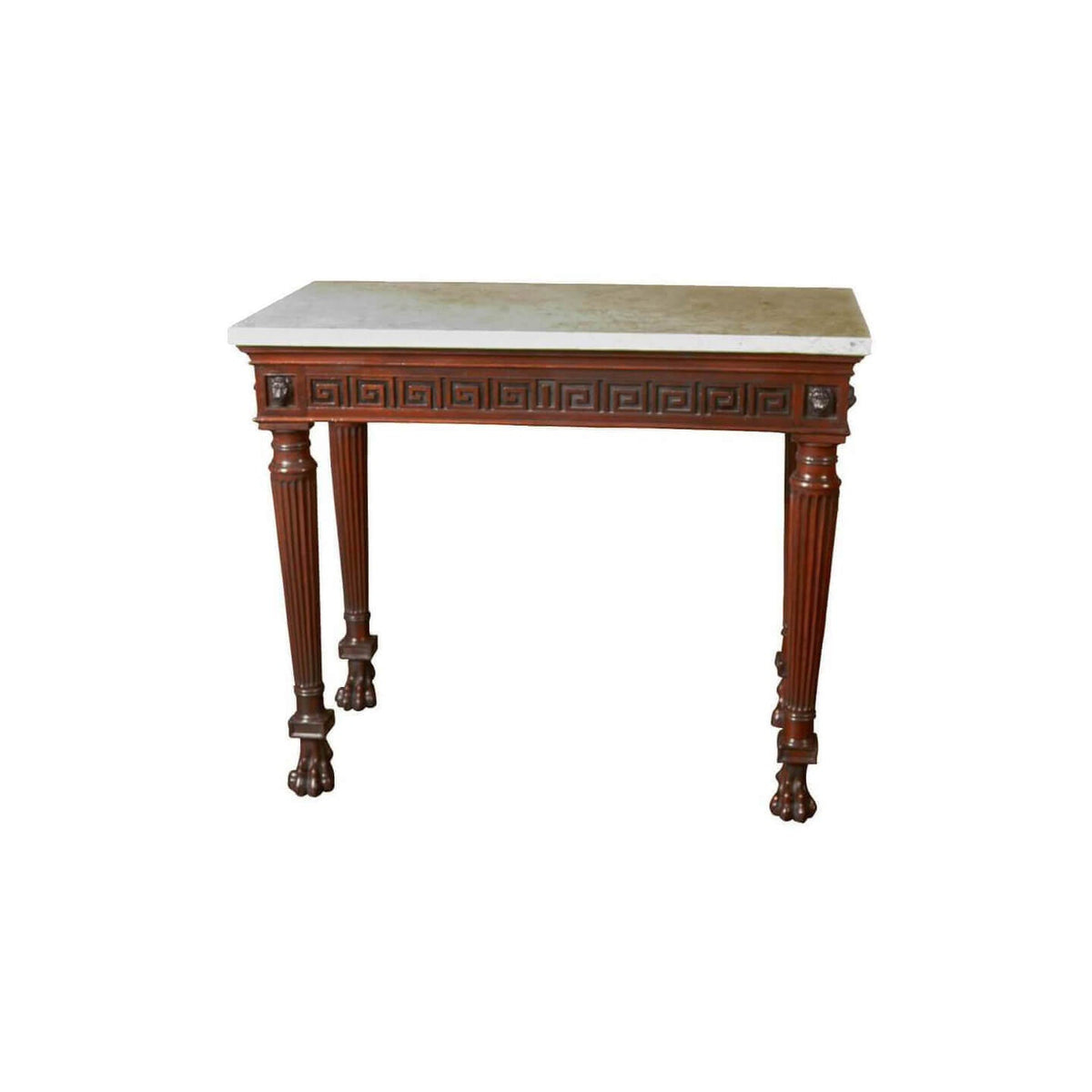 English Regency Mahogany Console Table - English Georgian America