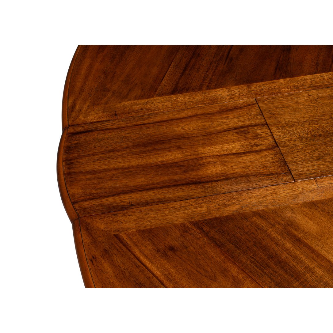 English Round Jupe Dining Table - 100&quot; - English Georgian America