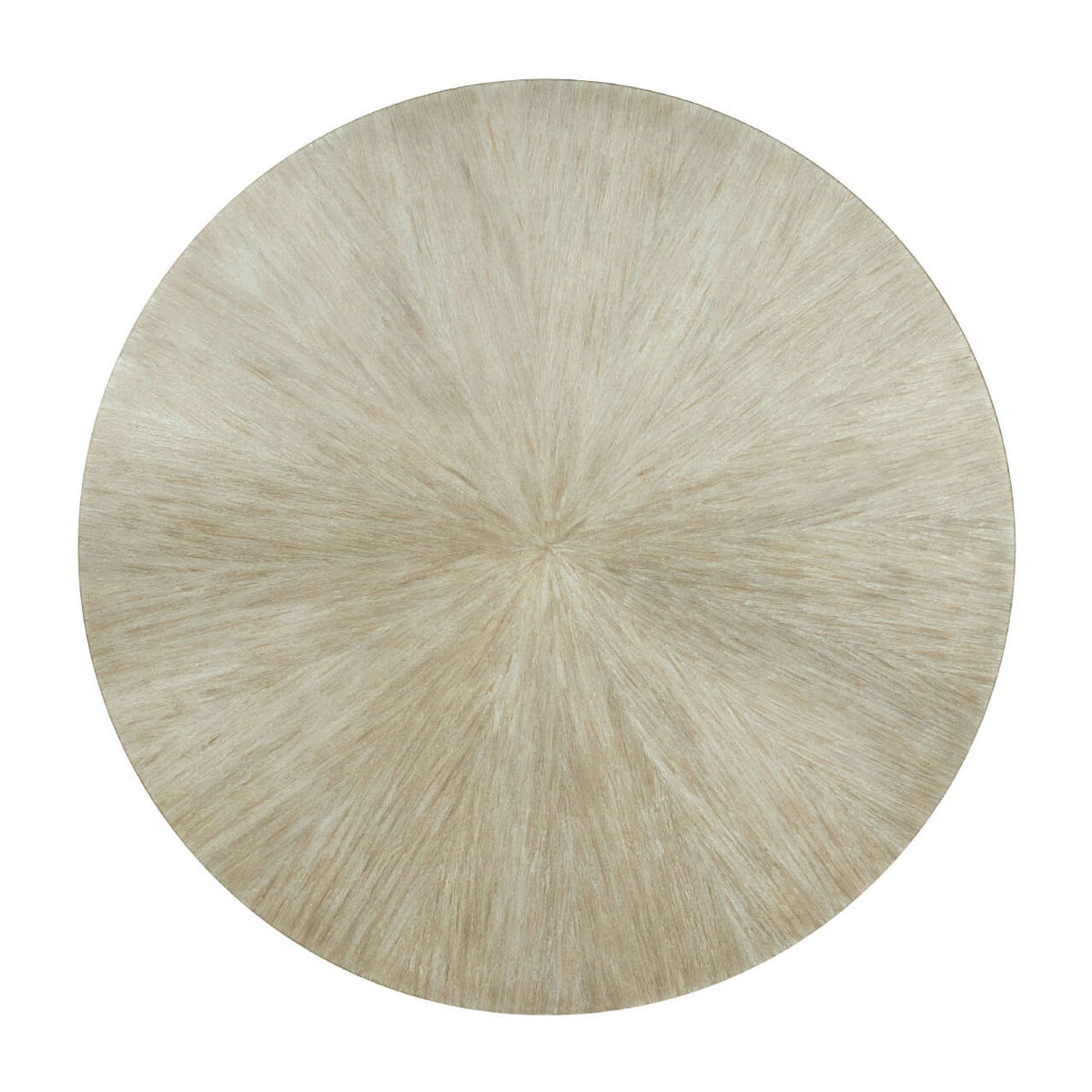 English Round Oak Dining Table - Venetian Silver - English Georgian America