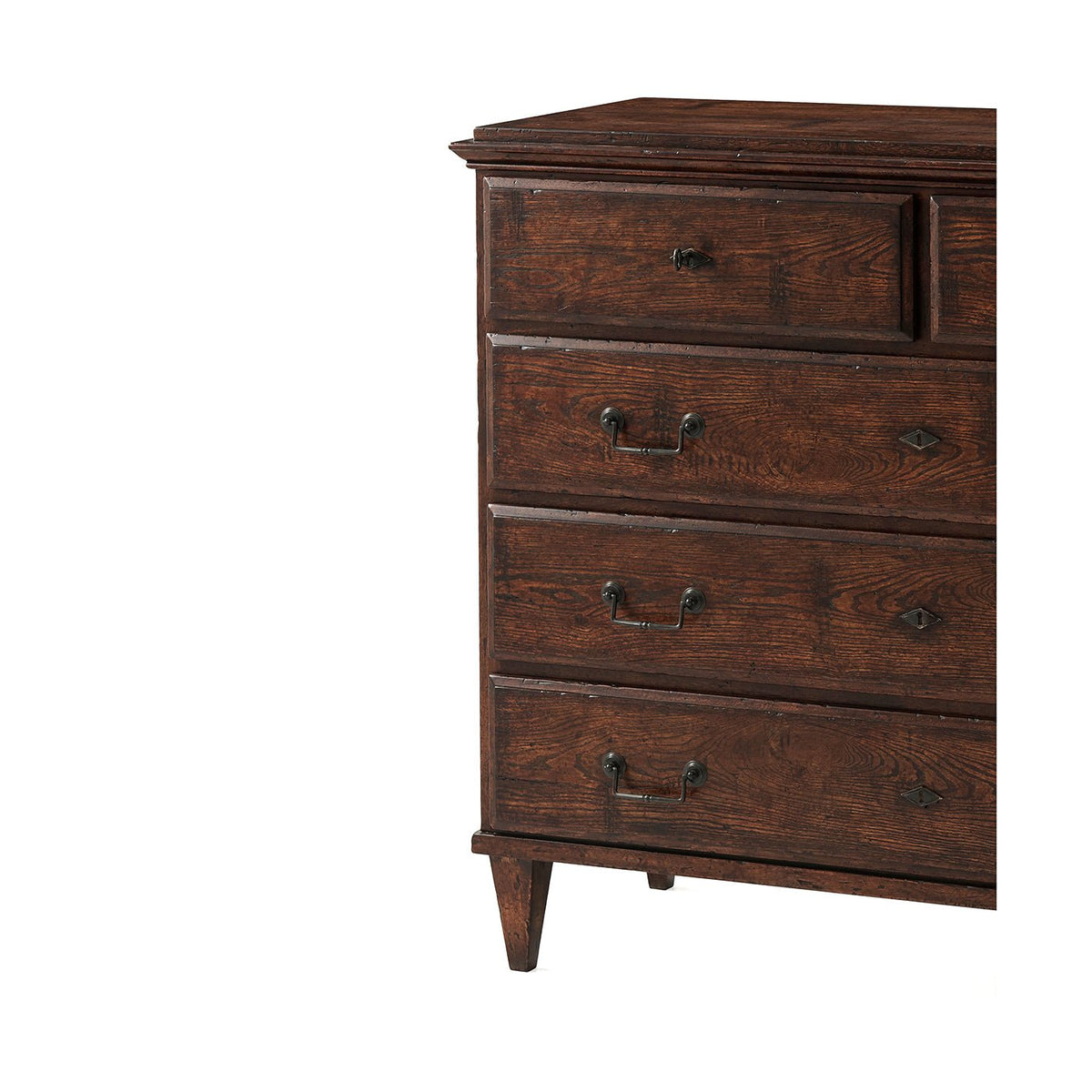 English Rustic Chest Of Drawers - English Georgian America