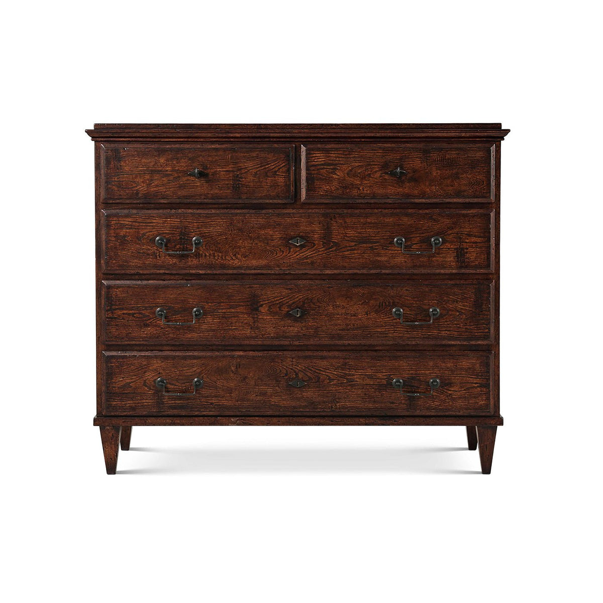 English Rustic Chest Of Drawers - English Georgian America