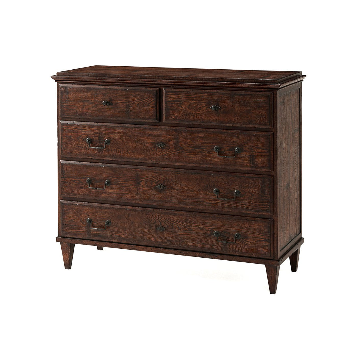 English Rustic Chest Of Drawers - English Georgian America