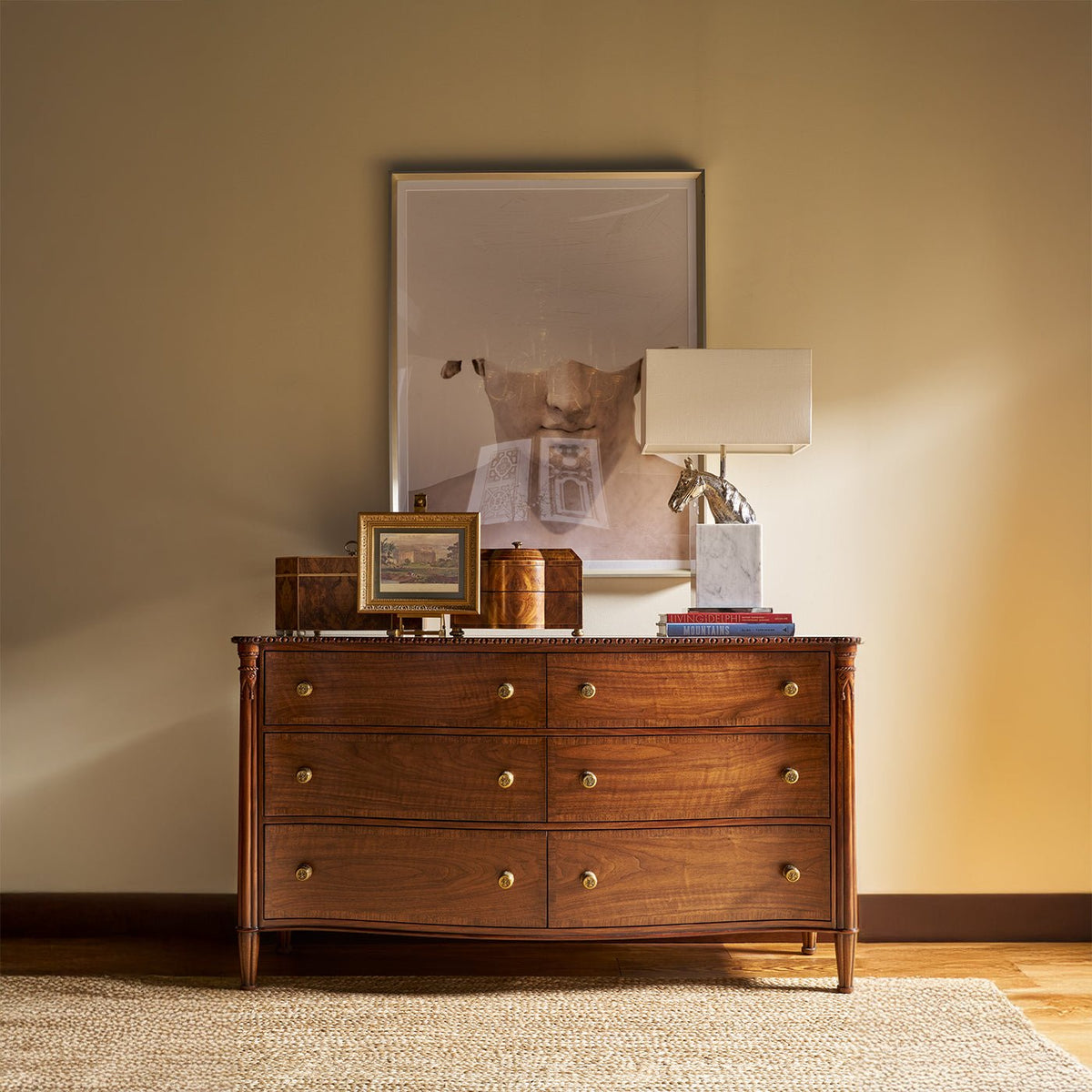 English Six Drawer Dresser - English Georgian America