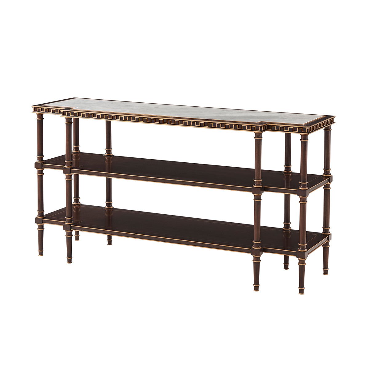 English Three Tier Console Table - English Georgian America