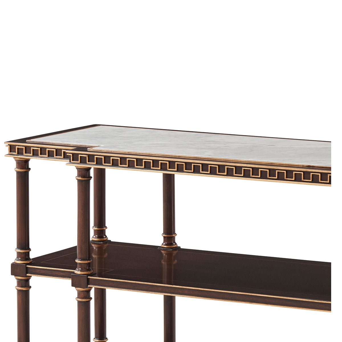 English Three Tier Console Table - English Georgian America