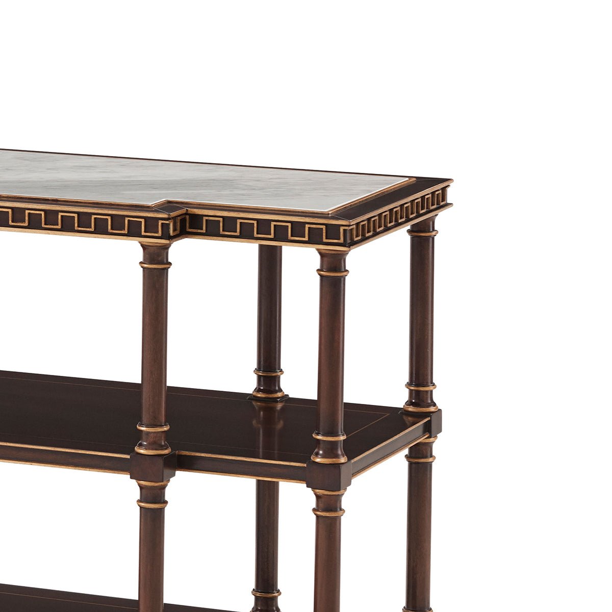 English Three Tier Console Table - English Georgian America