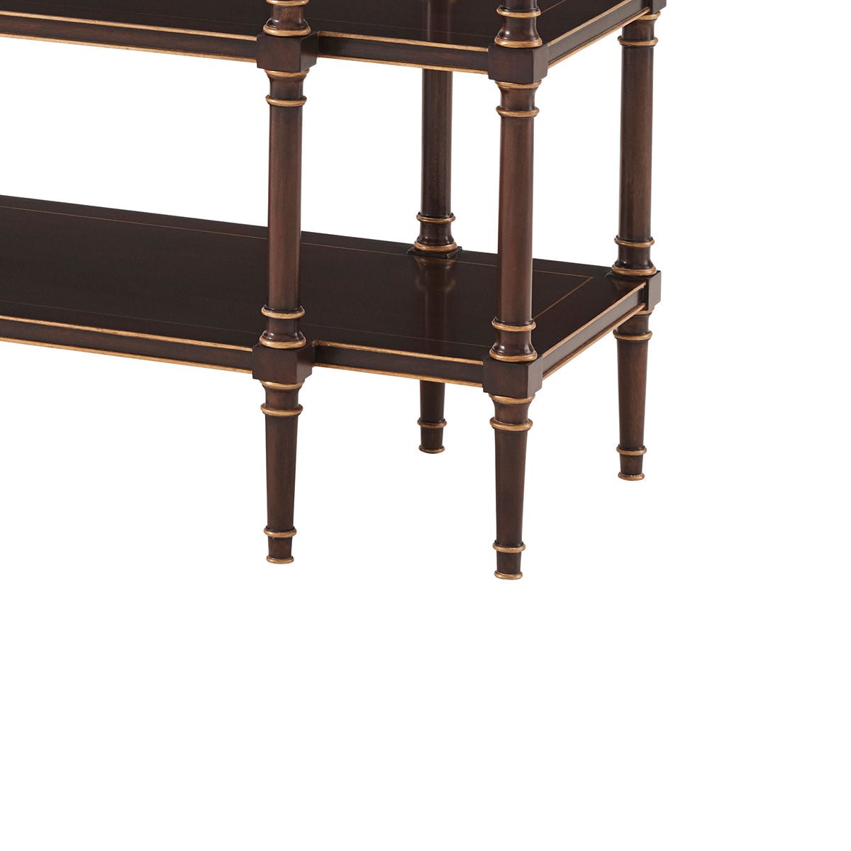 English Three Tier Console Table - English Georgian America