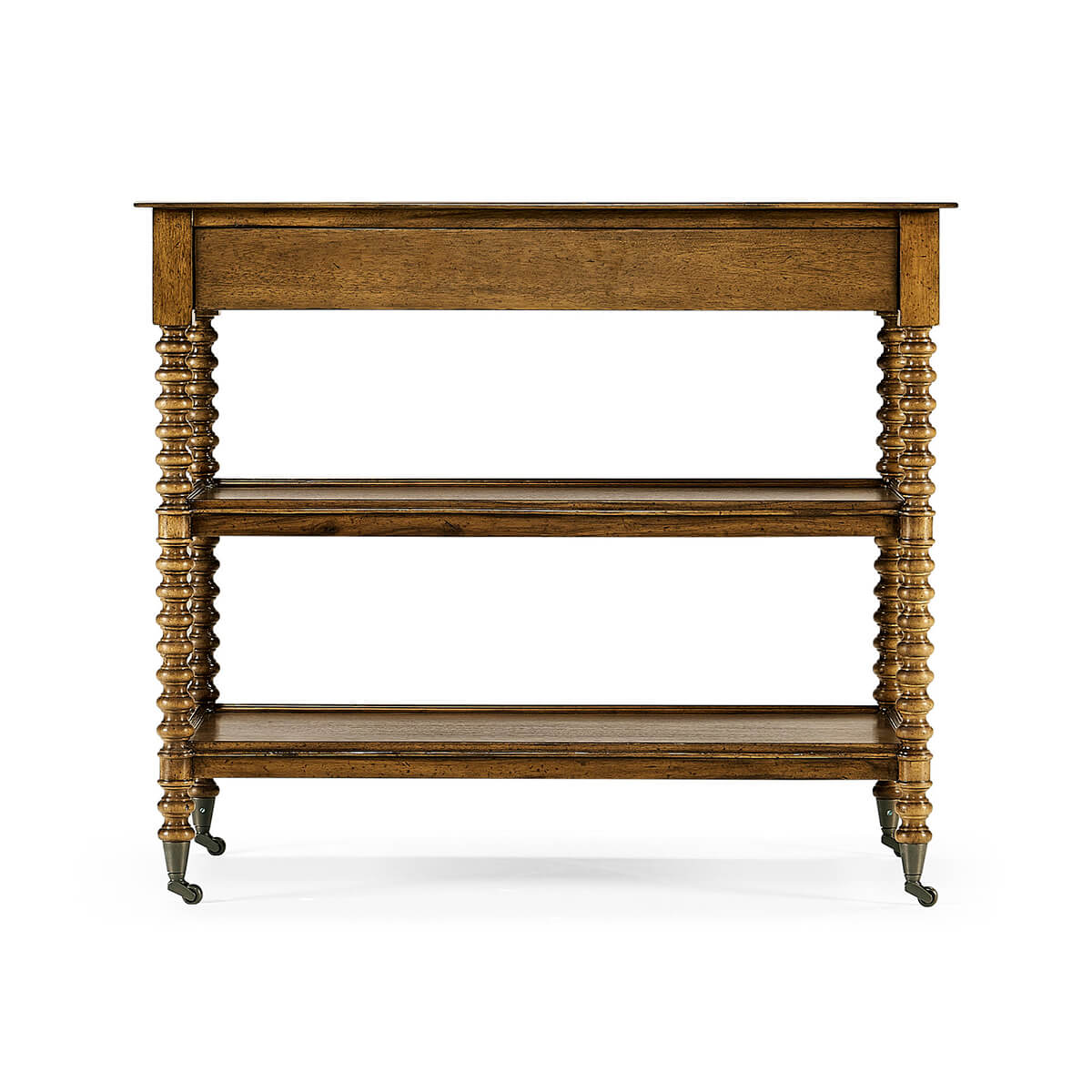 English Three Tier End Table - English Georgian America