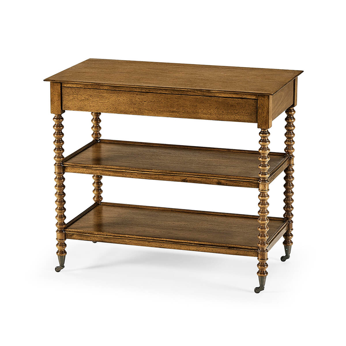 English Three Tier End Table - English Georgian America