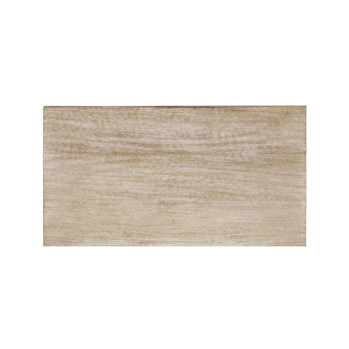 English Three Tier Whitewashed End Table - English Georgian America