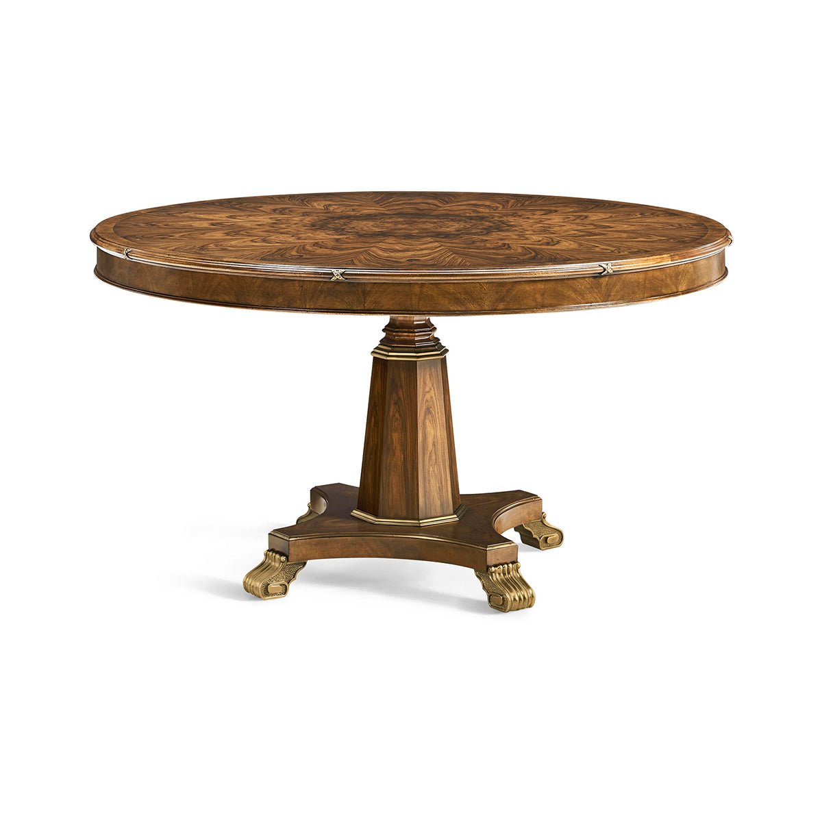 English Traditional Round Dining Table - English Georgian America