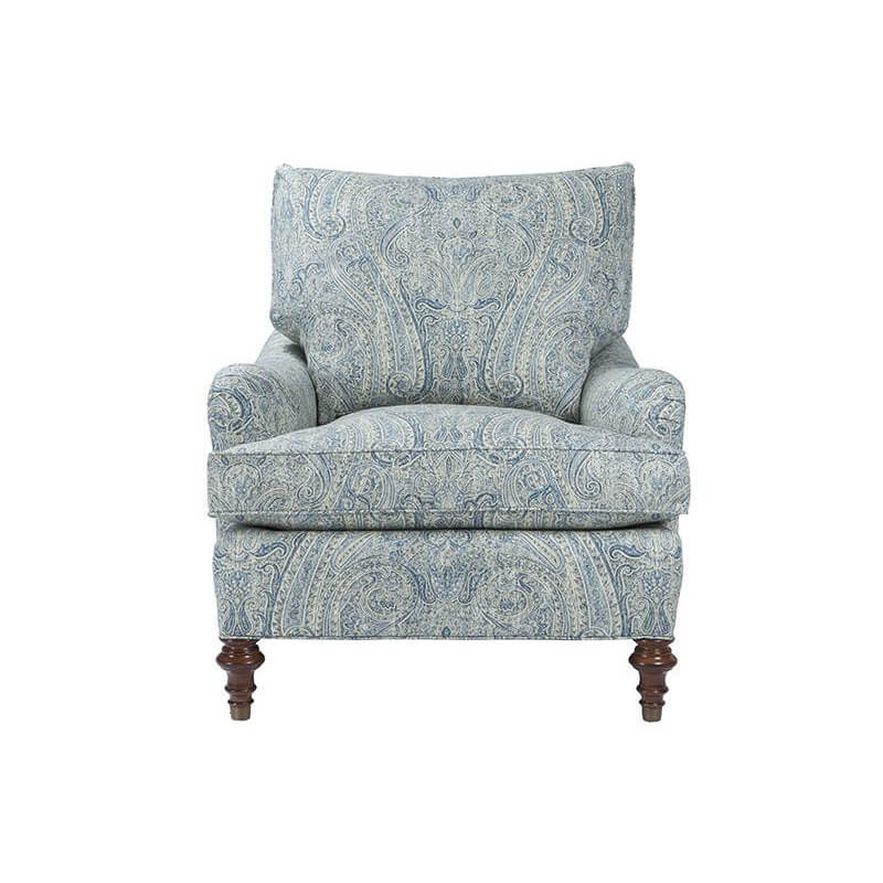 English Upholstered Armchair - English Georgian America