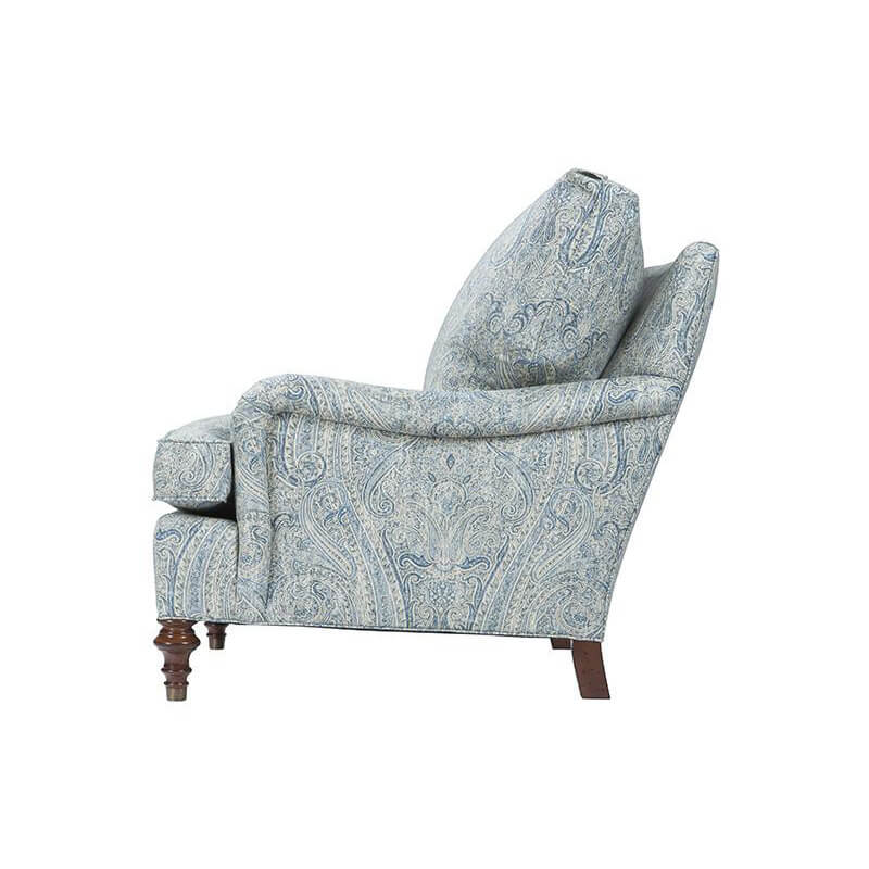 English Upholstered Armchair - English Georgian America