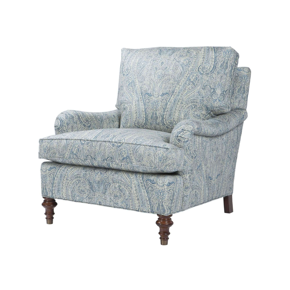 English Upholstered Armchair - English Georgian America
