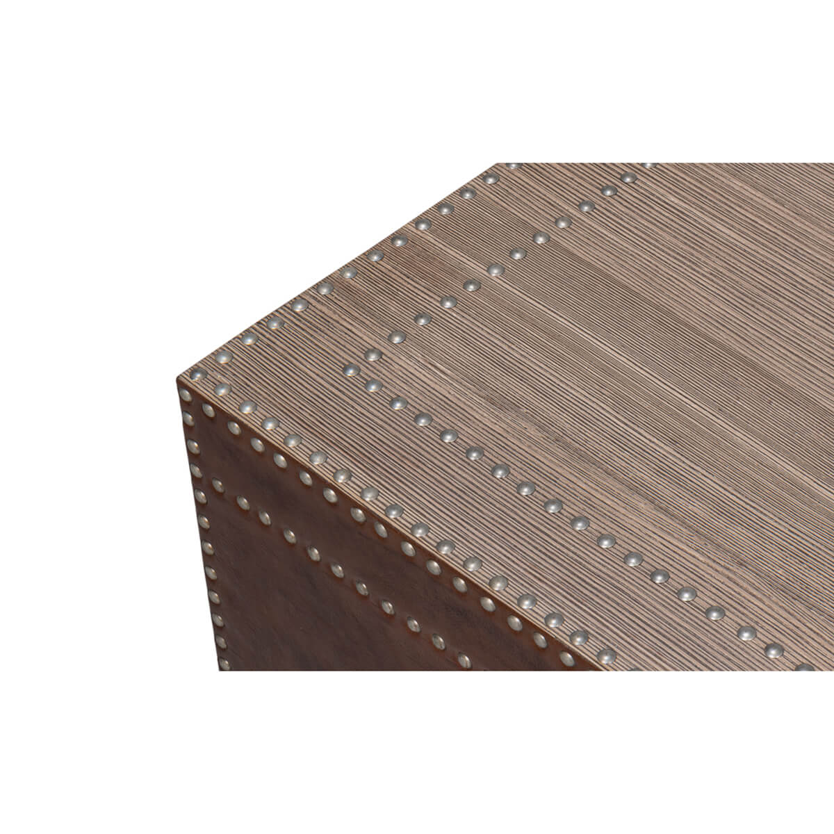 Equestrian Leather Coffee Table - English Georgian America