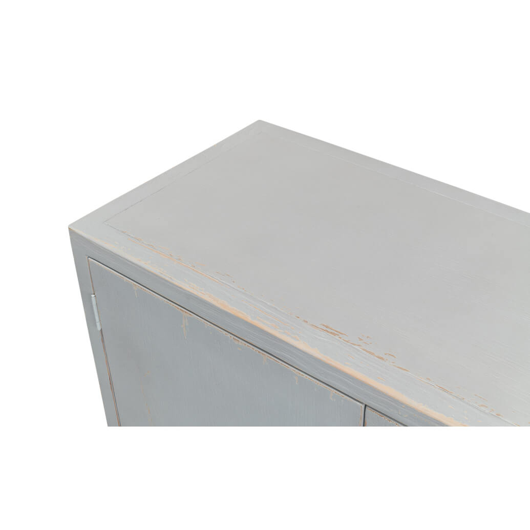 Eros Blue Painted Sideboard - English Georgian America