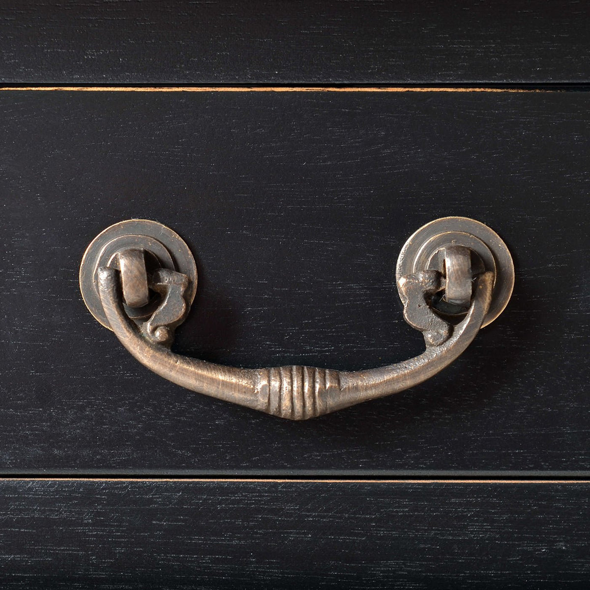 European Black Rustic Desk - English Georgian America