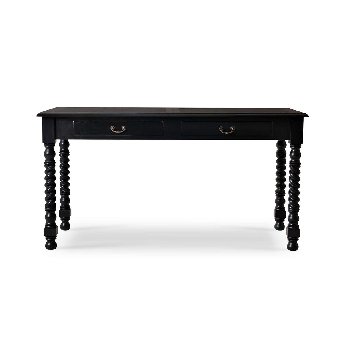 European Black Rustic Desk - English Georgian America