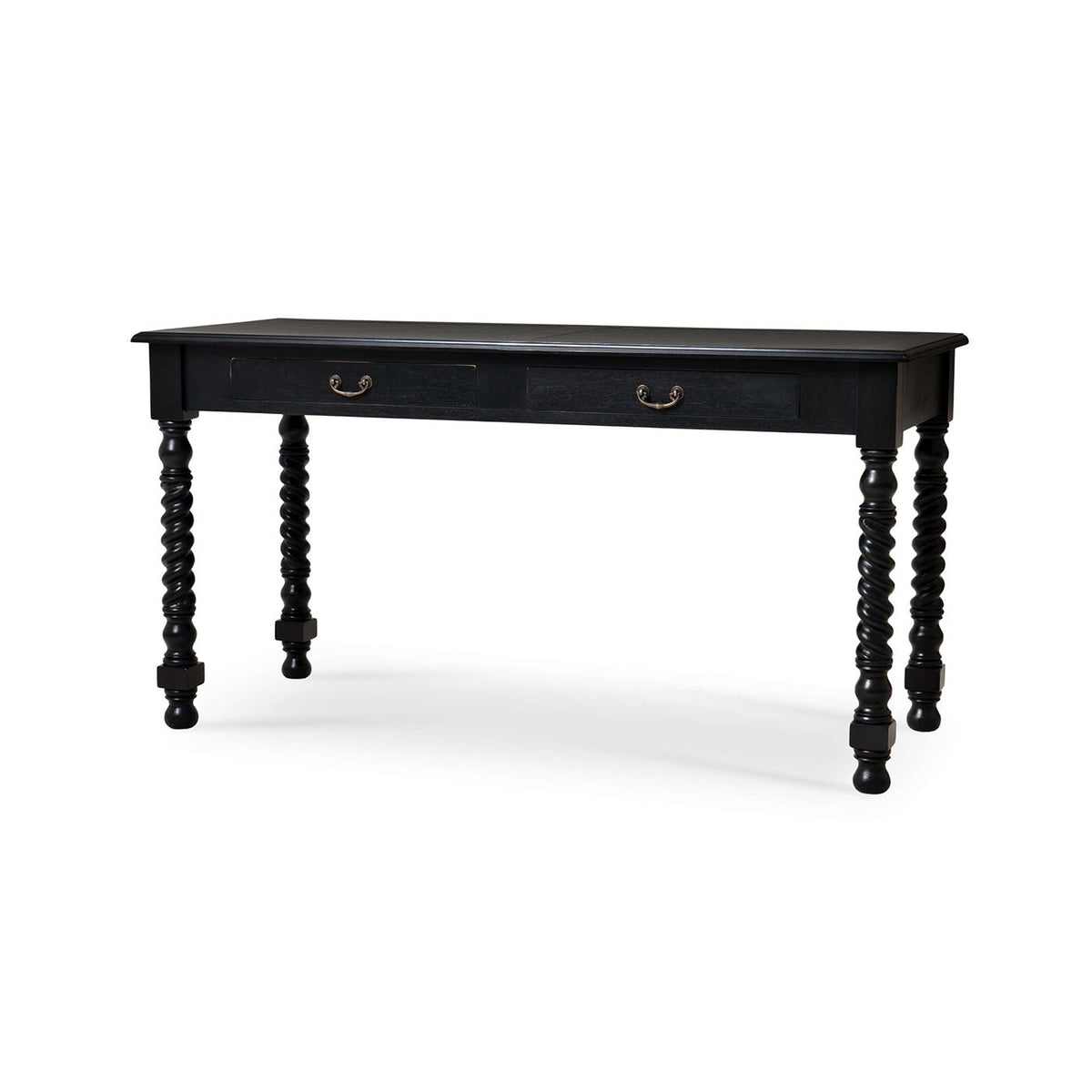 European Black Rustic Desk - English Georgian America