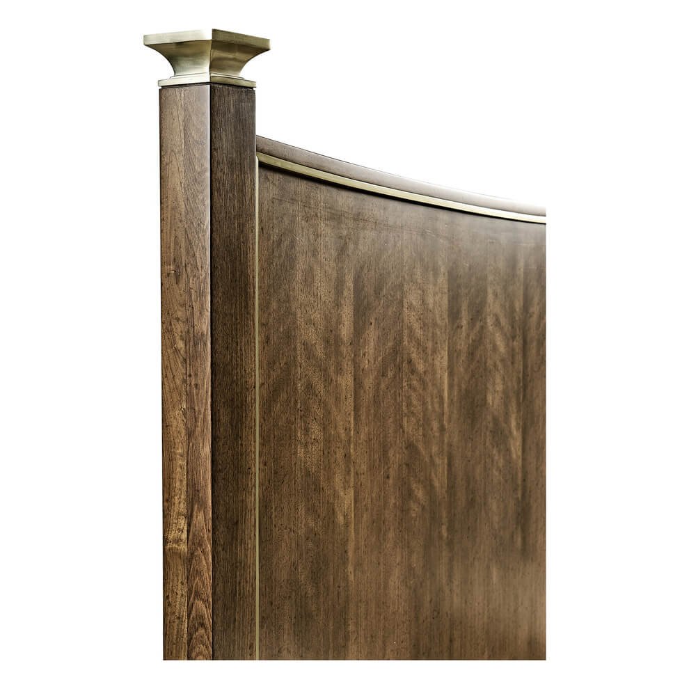 European Classic Walnut Bed - King - English Georgian America