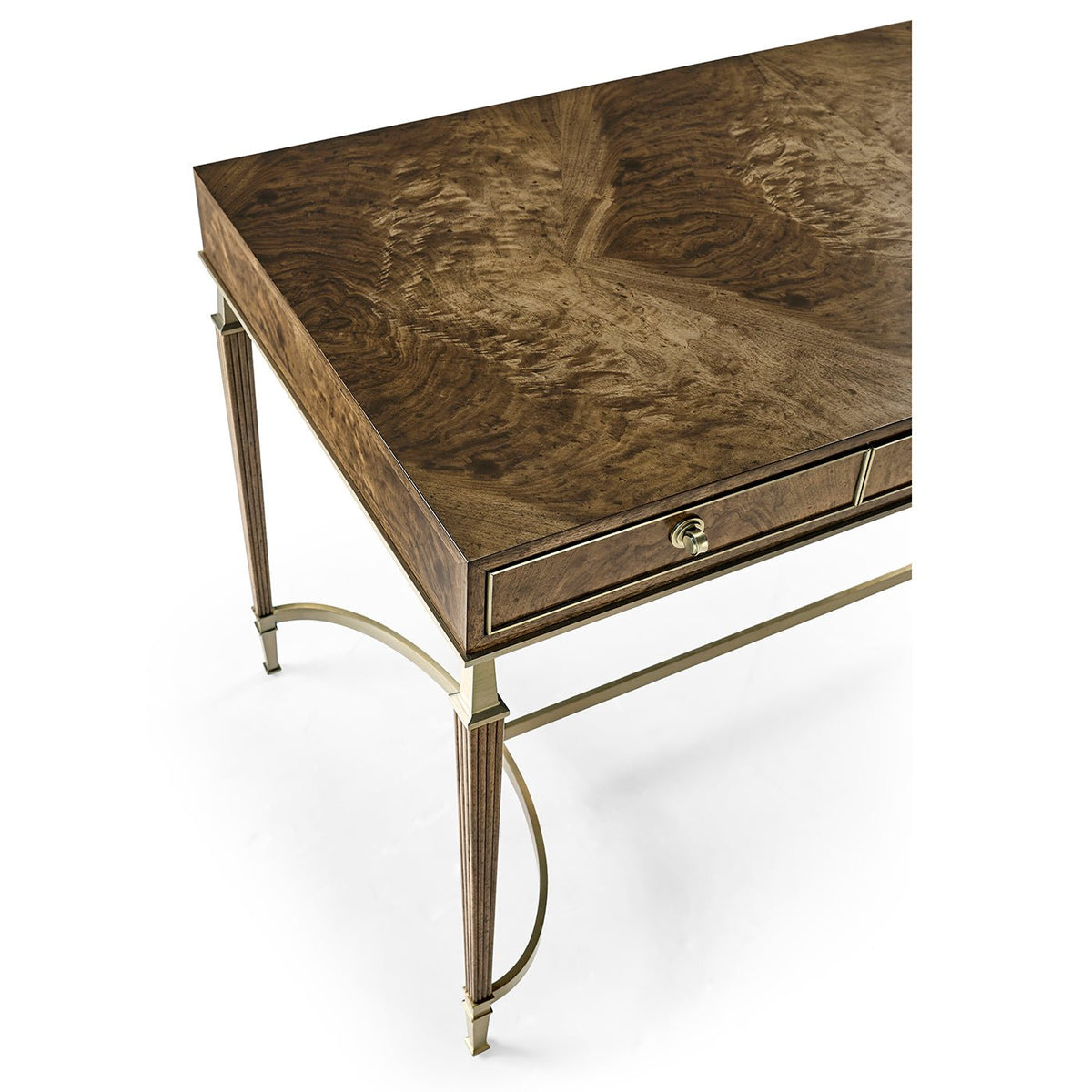 European Mid Century Walnut Desk - English Georgian America