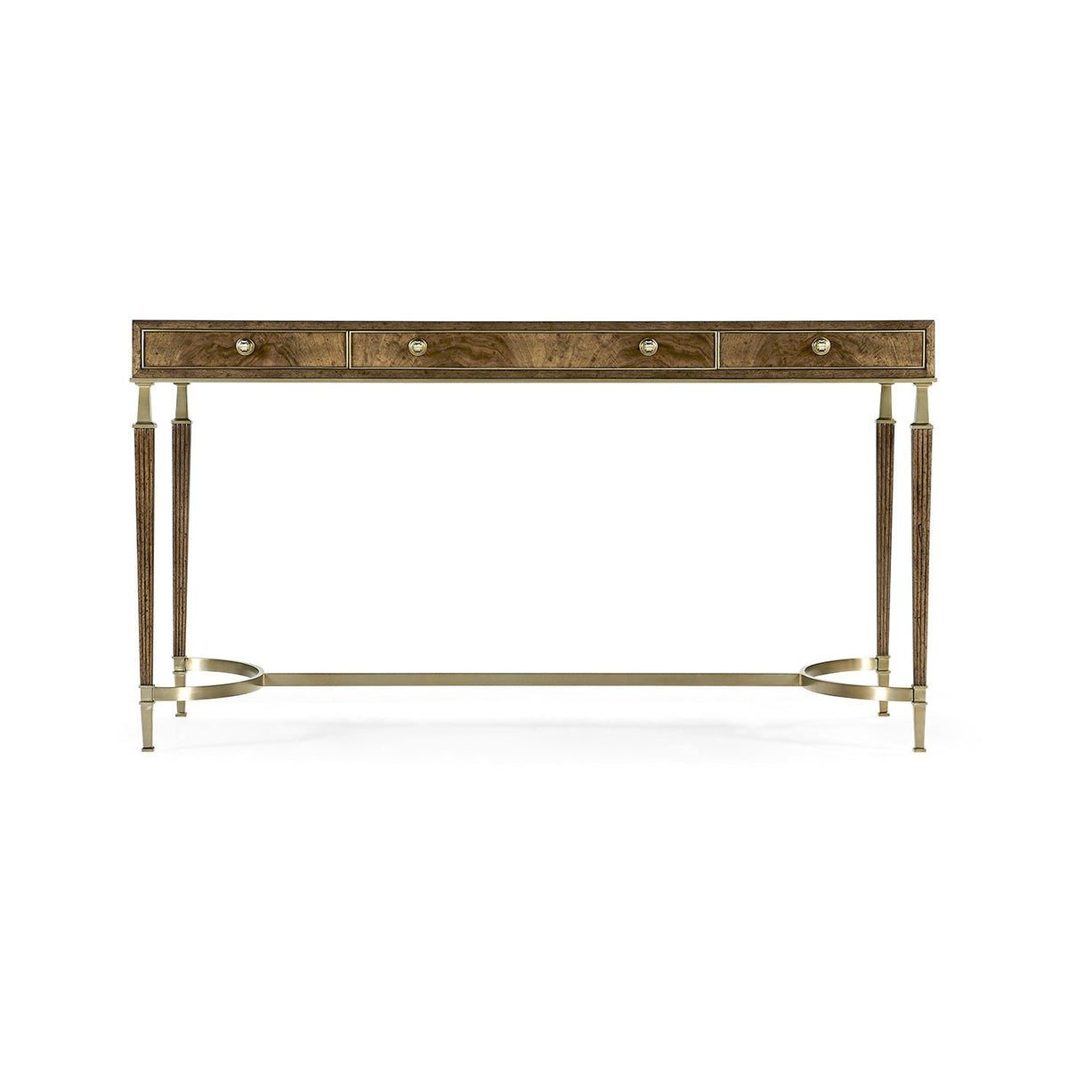 European Mid Century Walnut Desk - English Georgian America