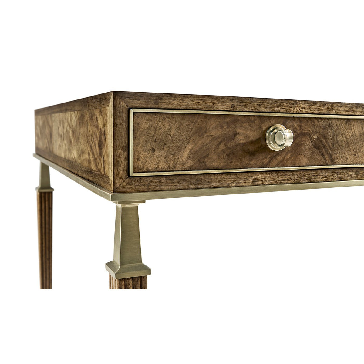 European Mid Century Walnut Desk - English Georgian America