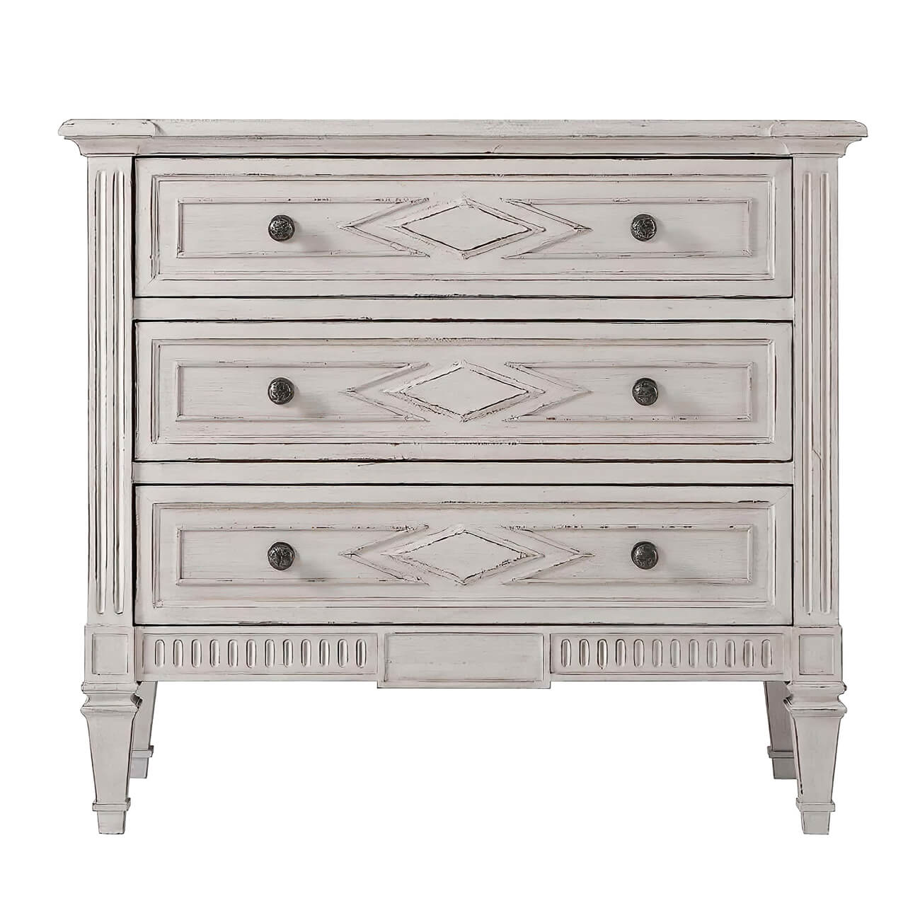 European Painted Dresser - English Georgian America