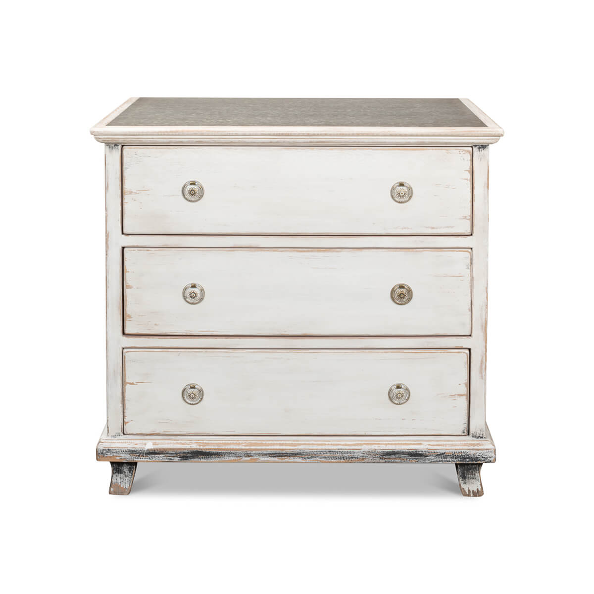 European Rustic Painted Dresser - English Georgian America