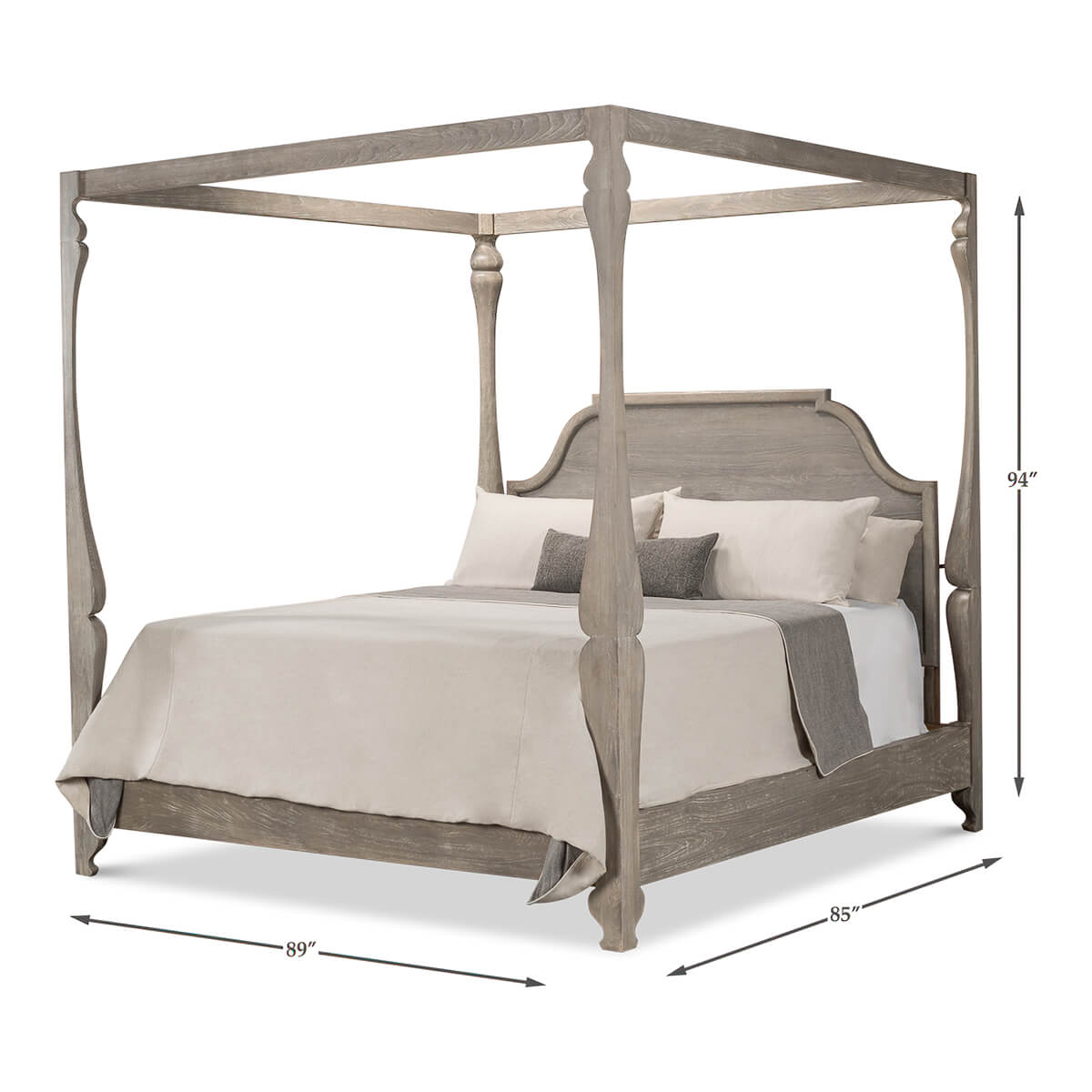 European Style Canopy Bed - English Georgian America