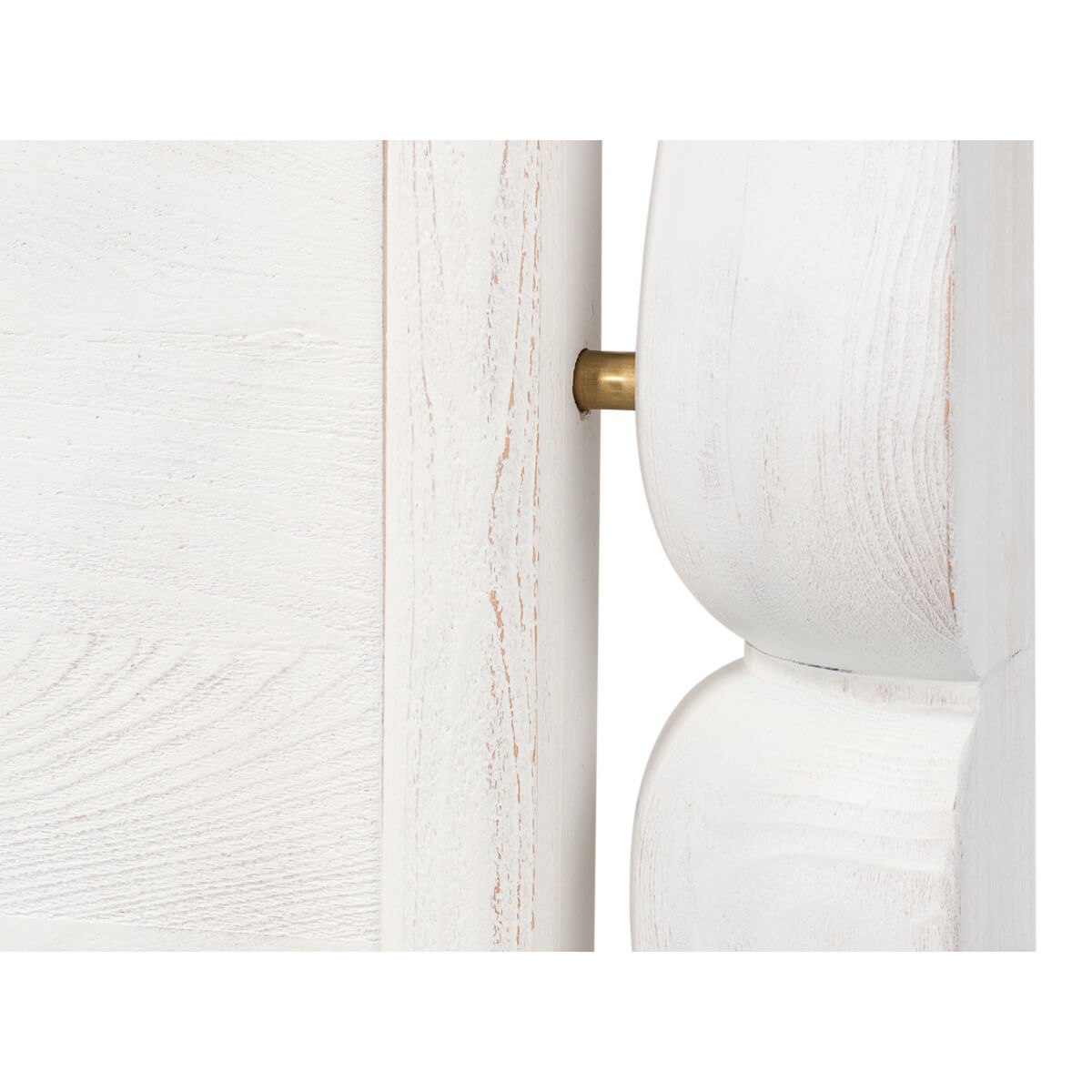 European Style Canopy Bed - Bungalow White - English Georgian America