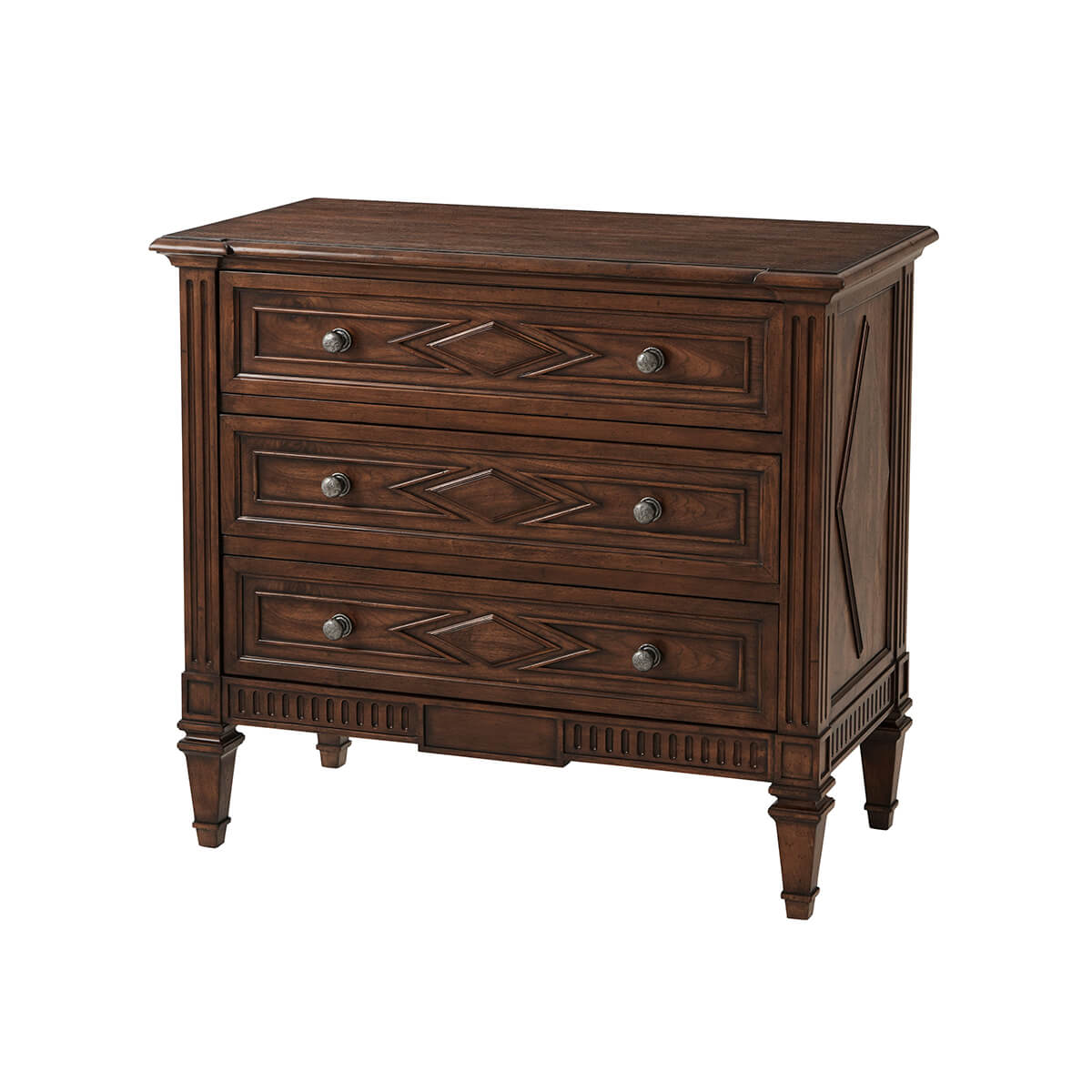 European Walnut Dresser - English Georgian America