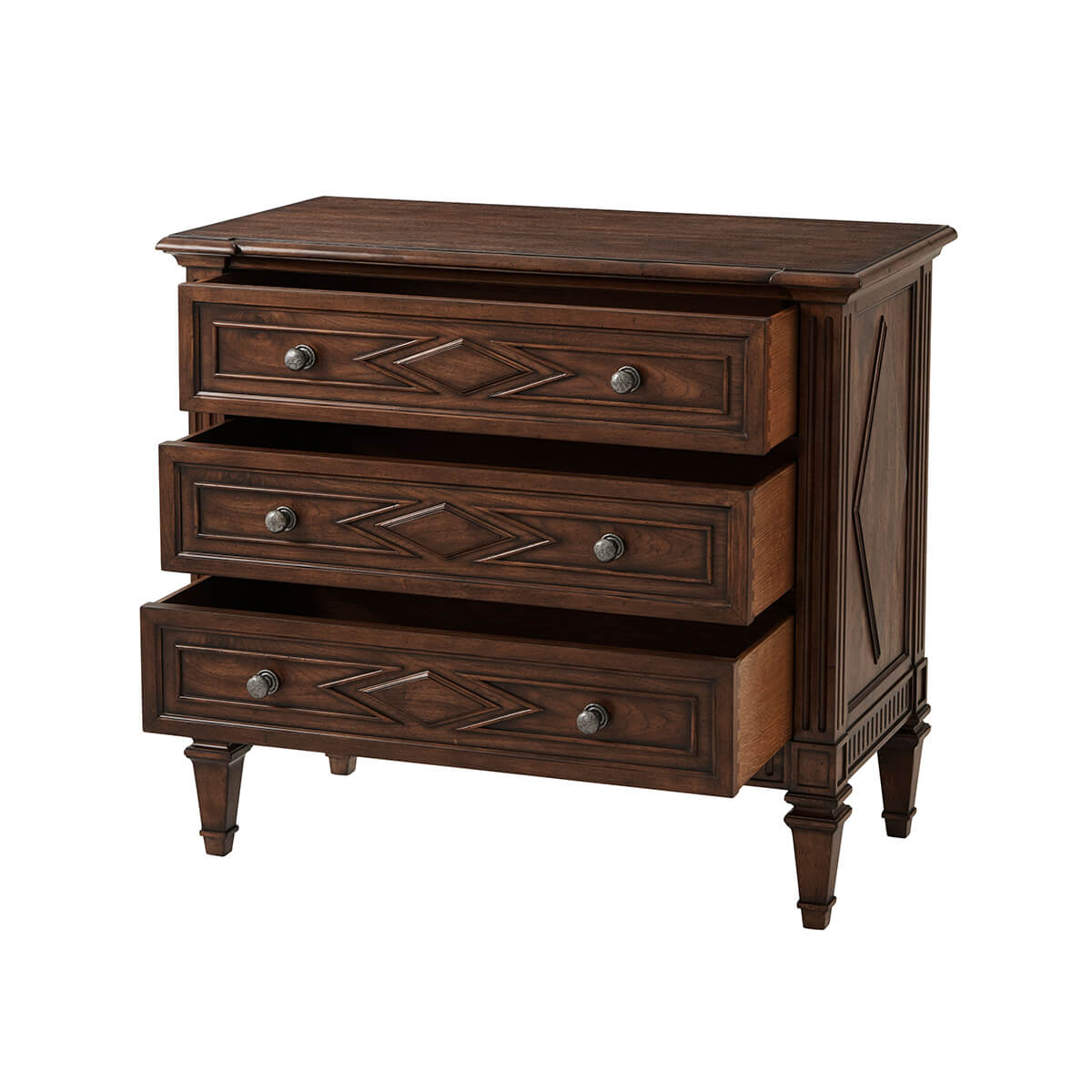 European Walnut Dresser - English Georgian America