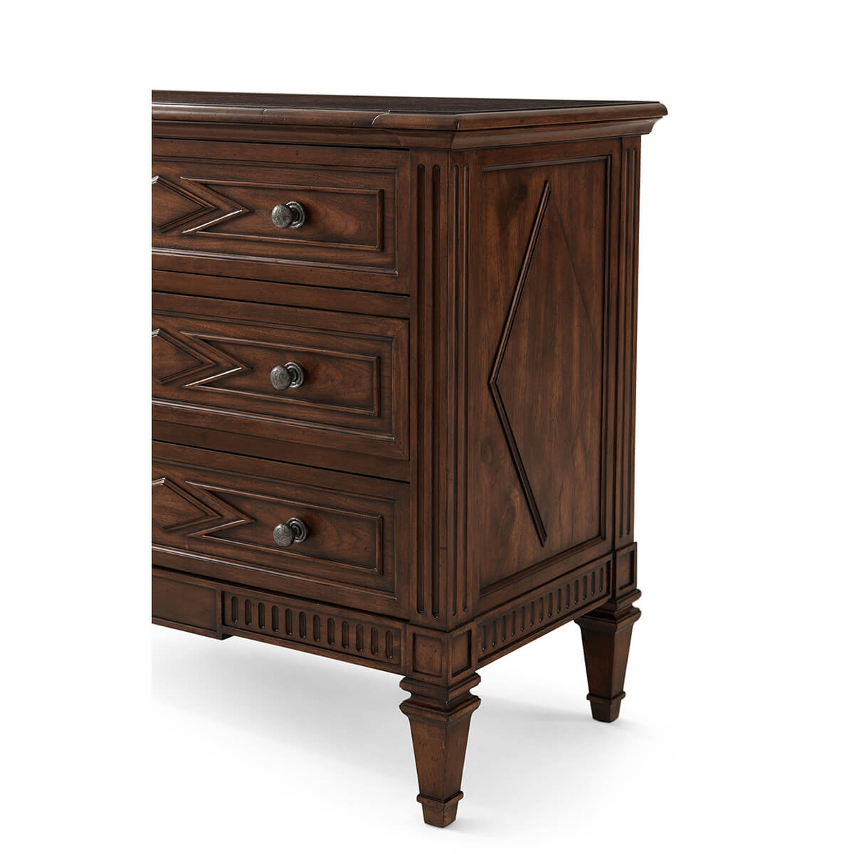 European Walnut Dresser - English Georgian America