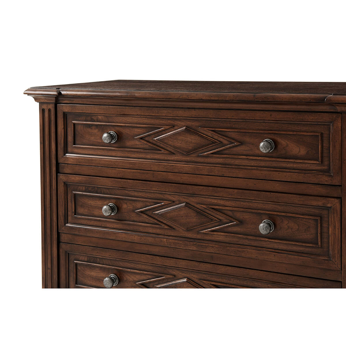 European Walnut Dresser - English Georgian America