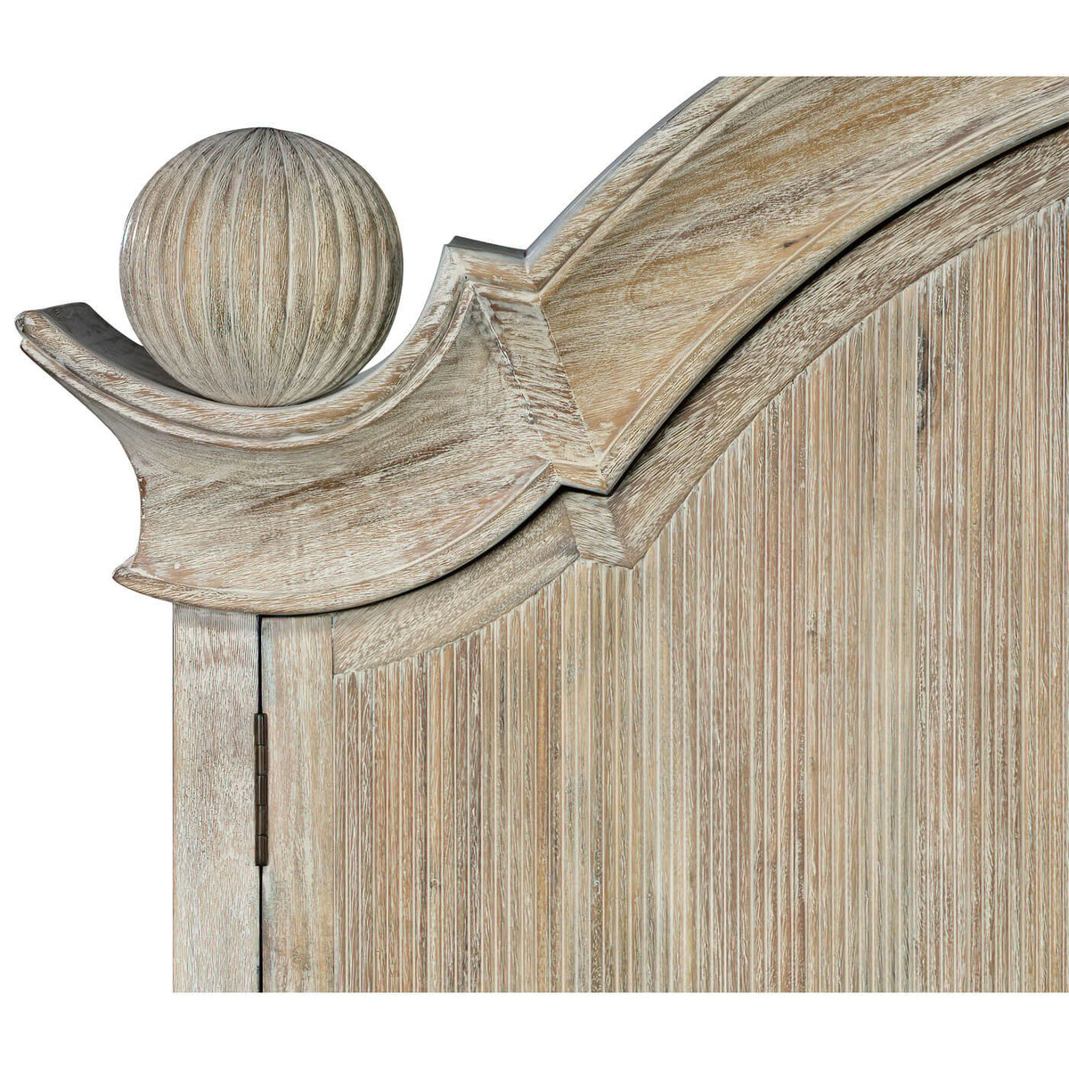 European Whitewashed Secretary Bookcase - English Georgian America