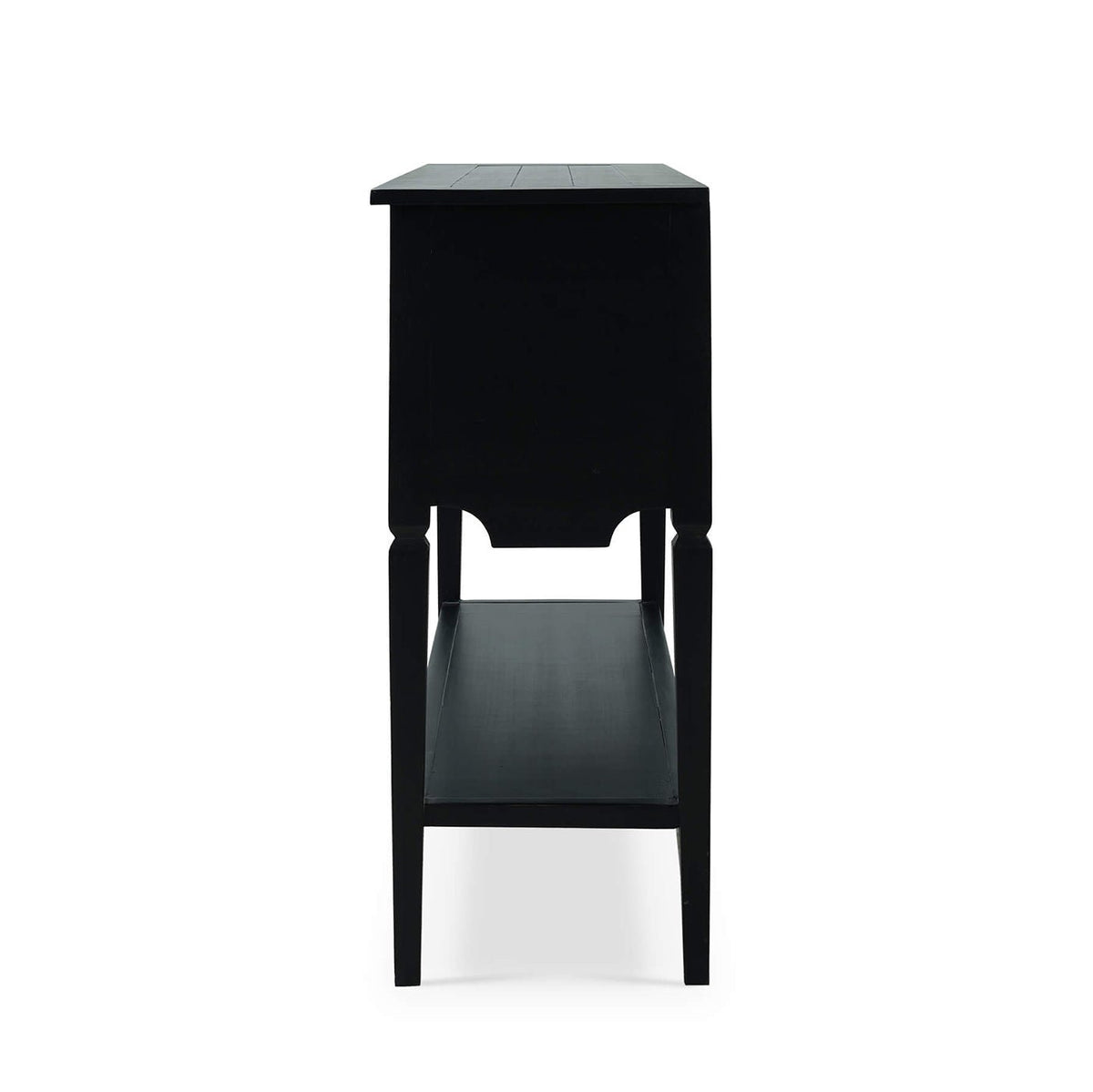 Farmhouse Black Rustic Sideboard - English Georgian America