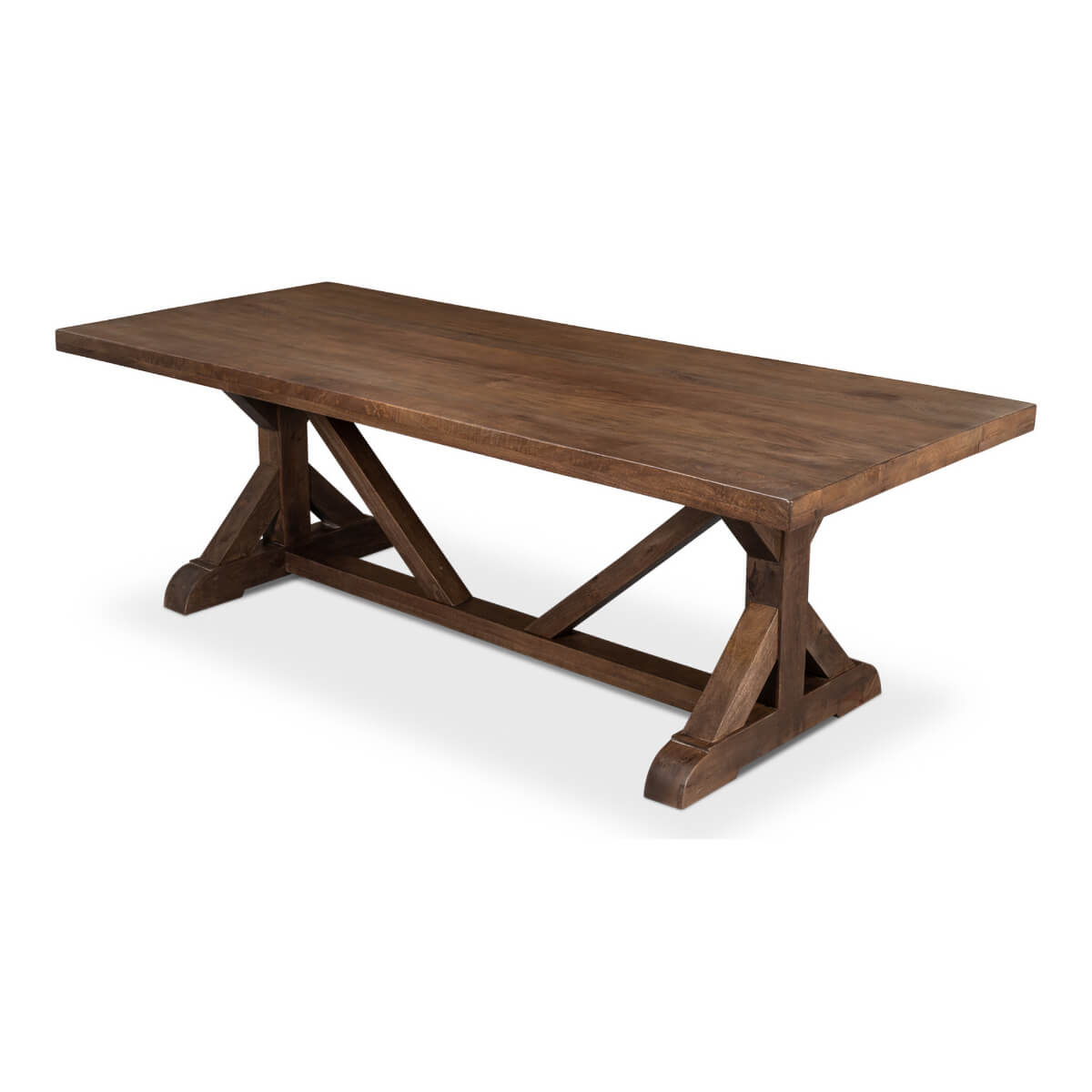 Farmhouse Refectory Dining Table - English Georgian America