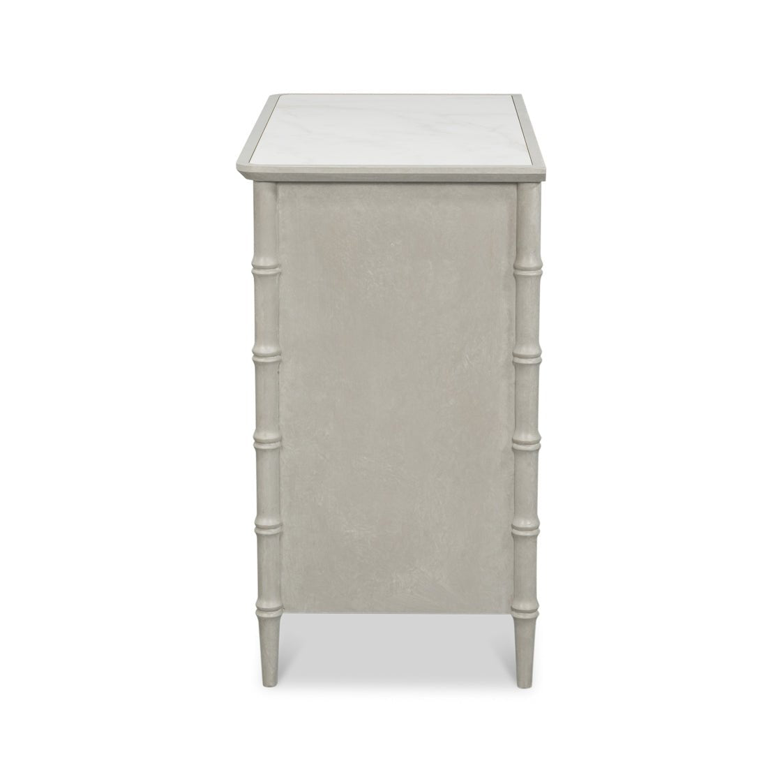 Faux Bamboo 3 - Drawer Chest - English Georgian America