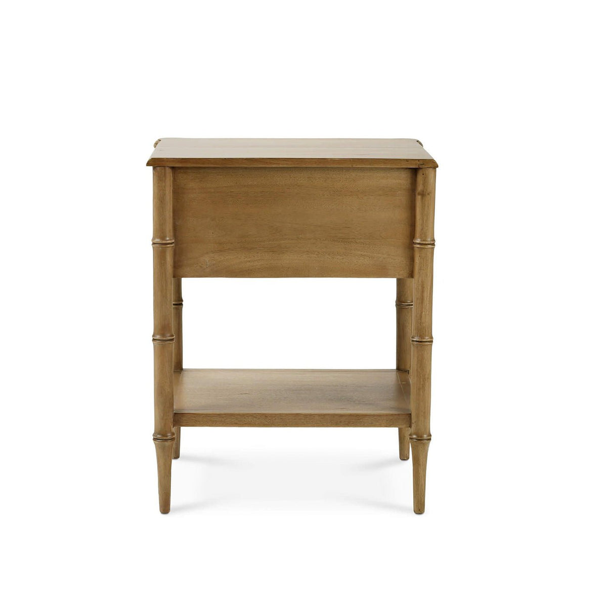 Faux Bamboo Hollywood Regency End Table - English Georgian America