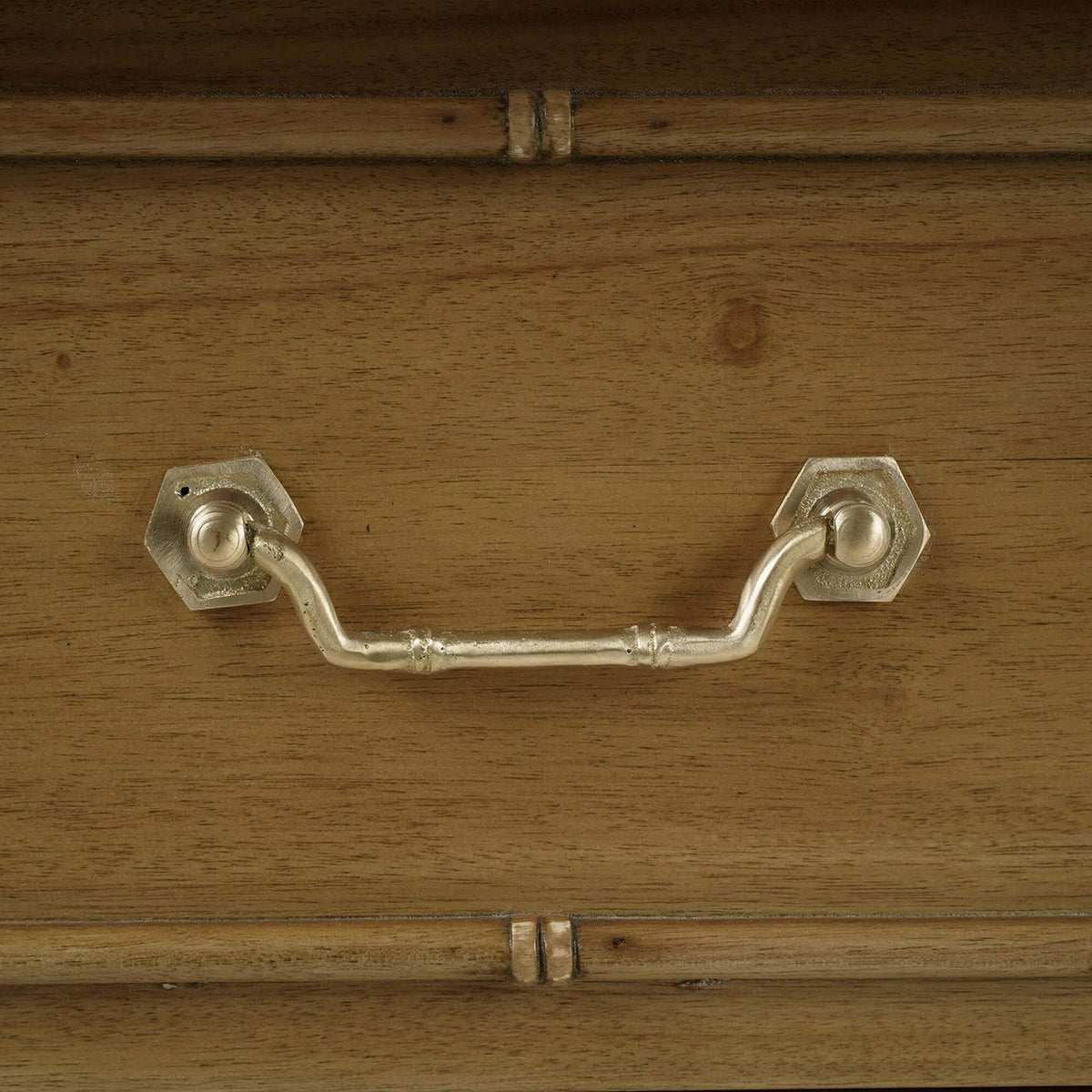 Faux Bamboo Hollywood Regency End Table - English Georgian America