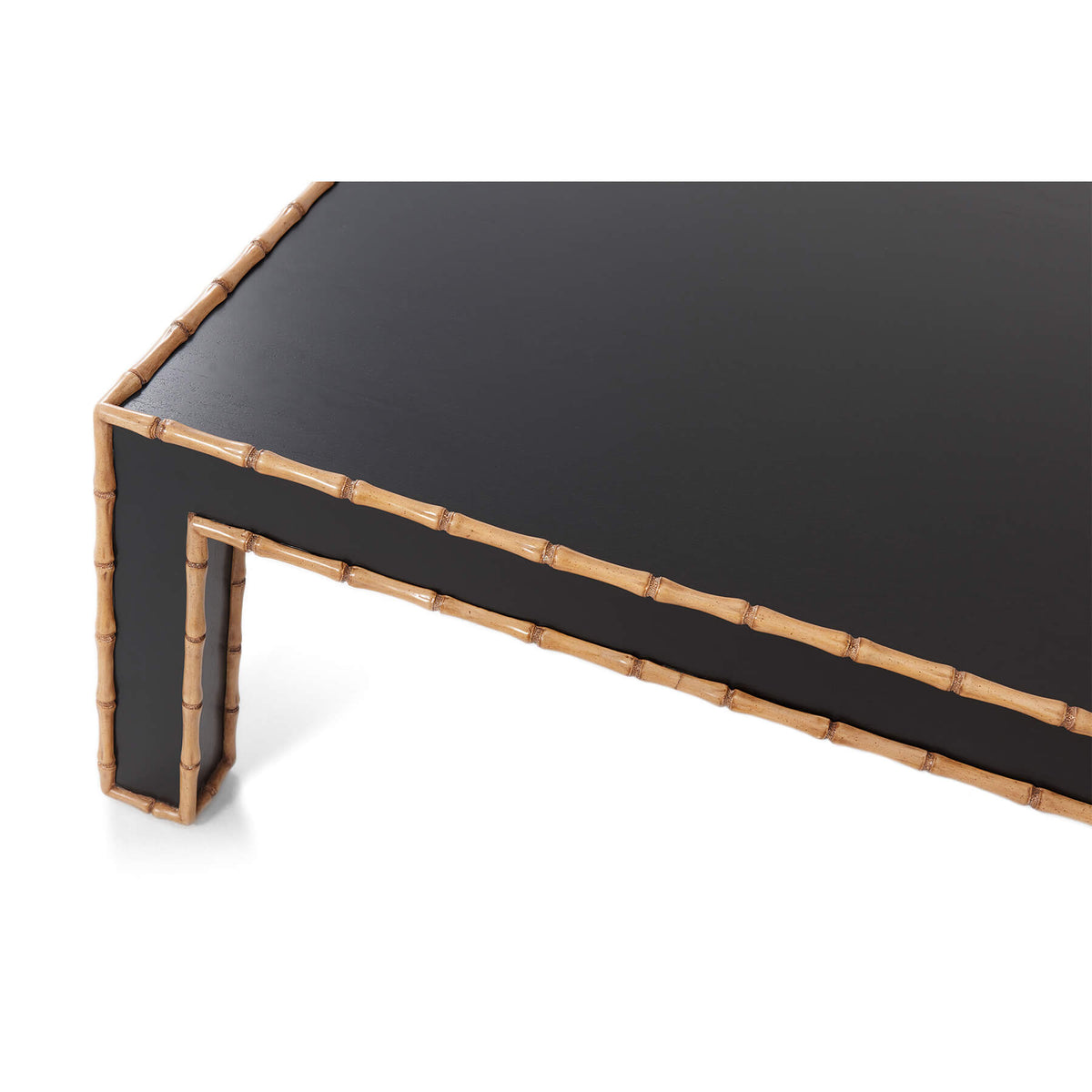 Faux Bamboo Square Cocktail Table - English Georgian America