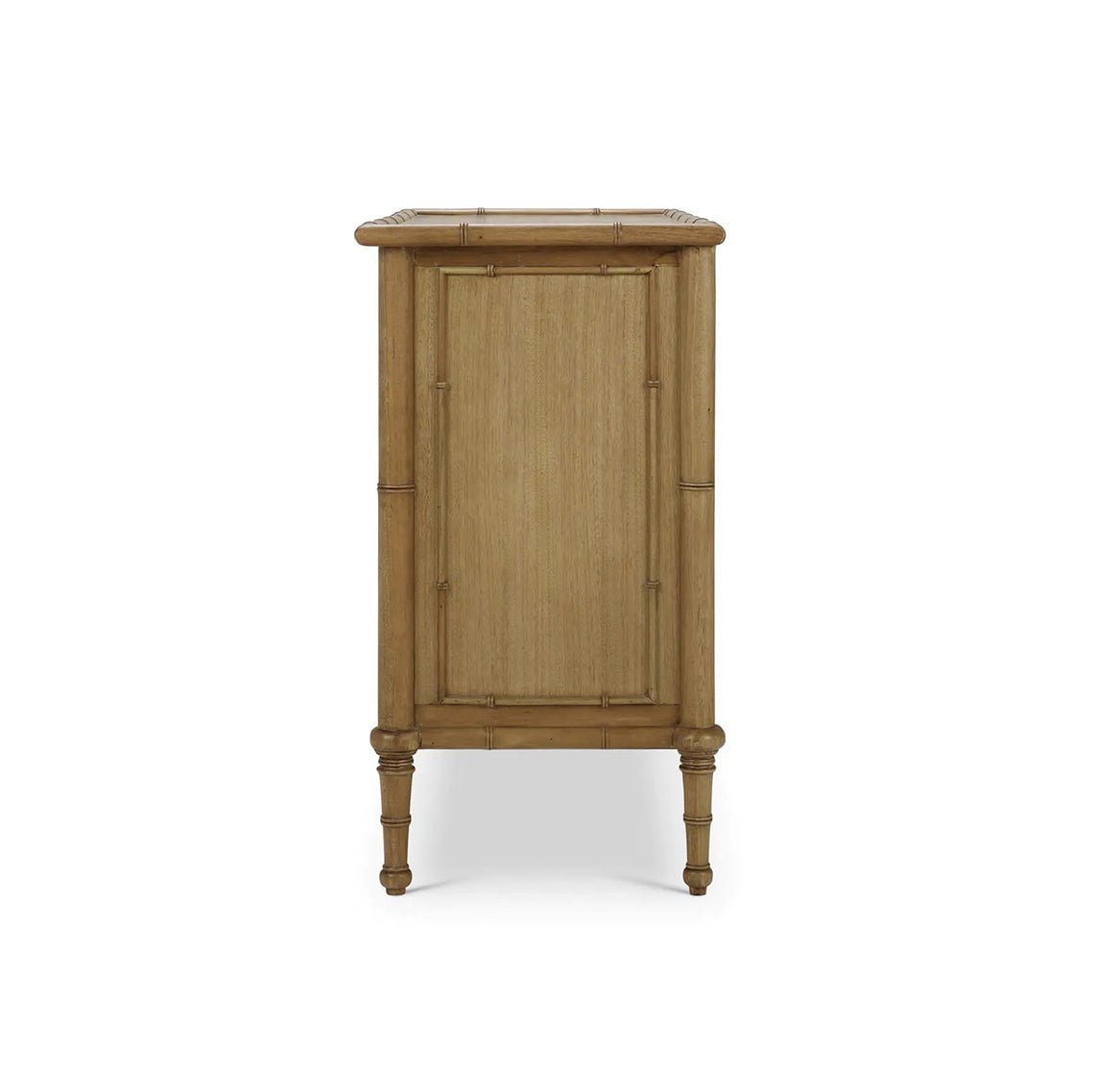 Faux Bamboo Three Drawer Chest - English Georgian America