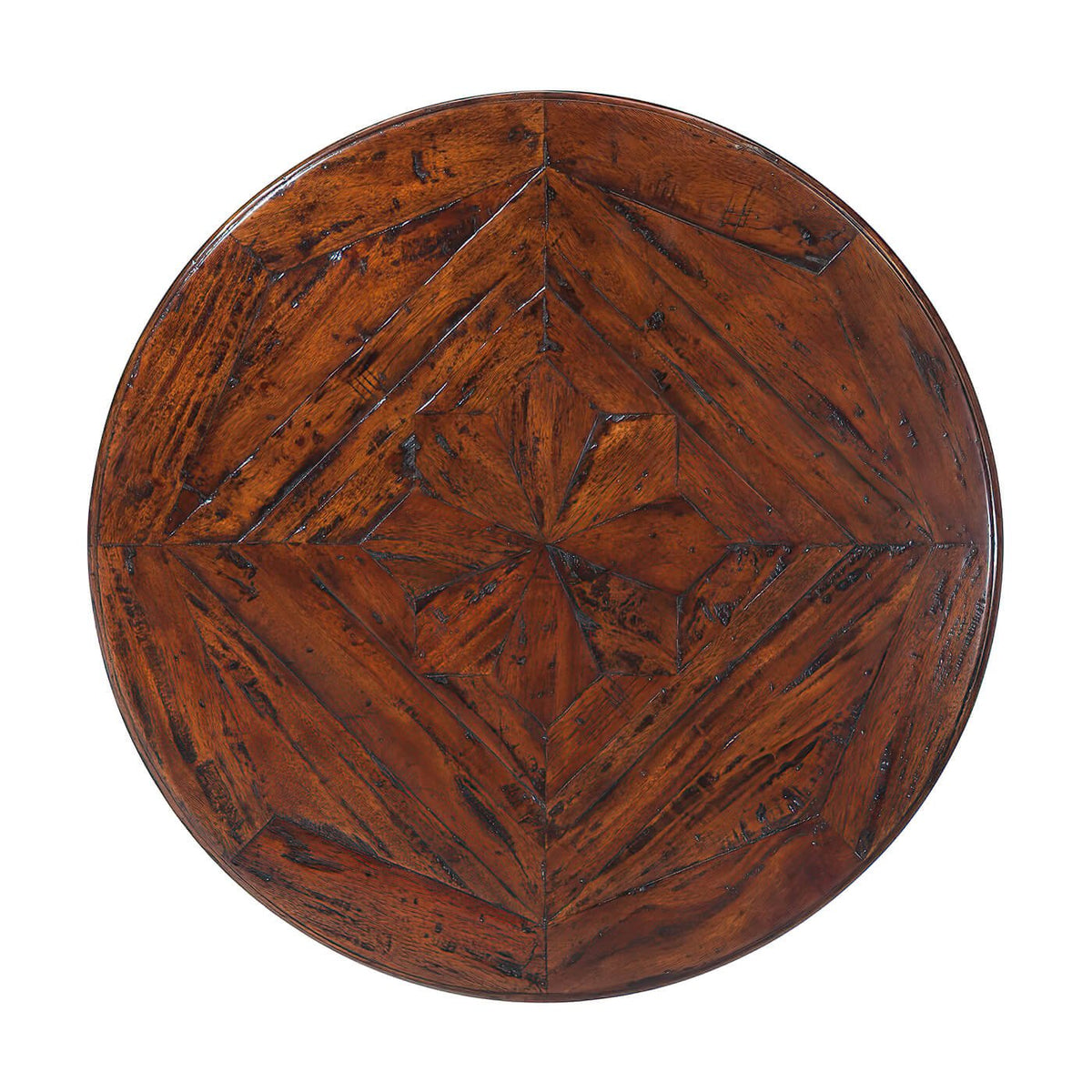 Faux Steerhorn Side Table - English Georgian America