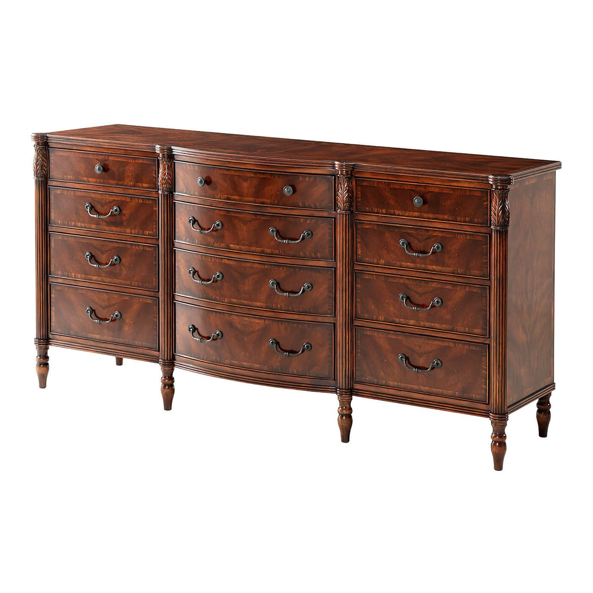 Federal Style Mahogany Dresser - English Georgian America