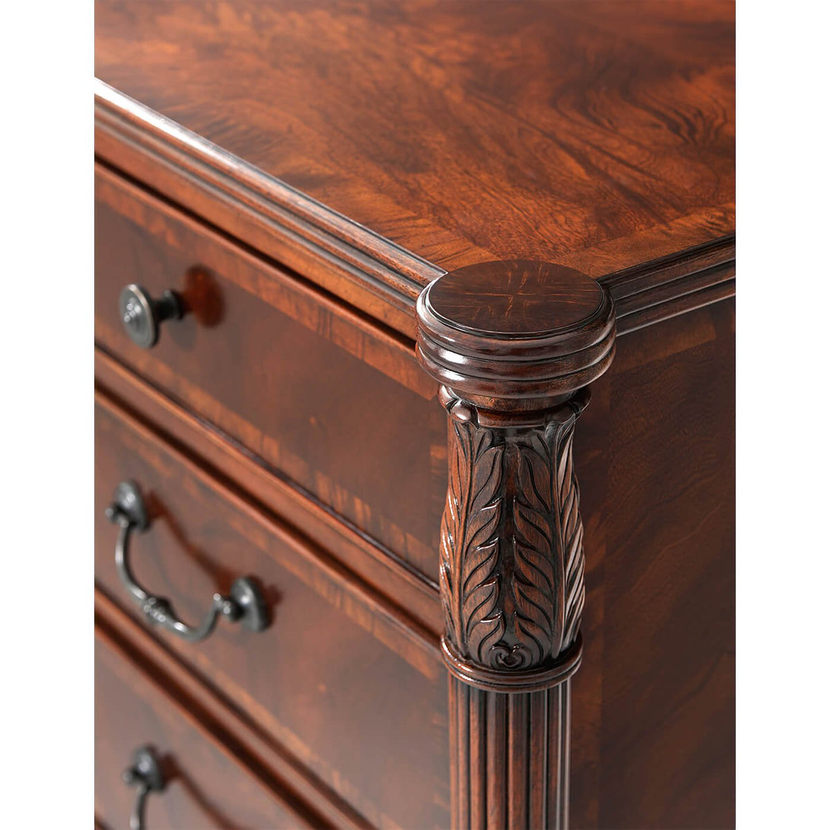 Federal Style Mahogany Dresser - English Georgian America