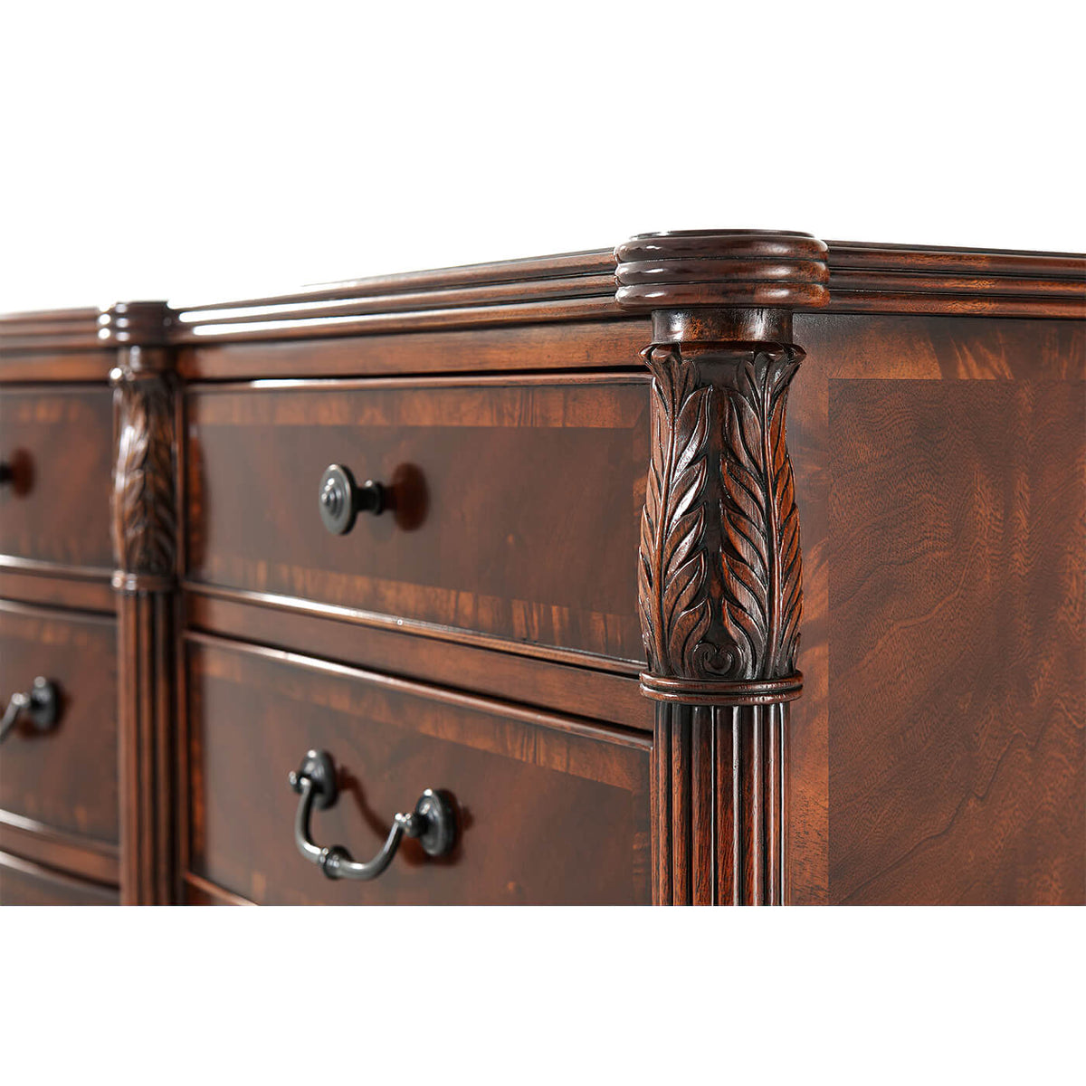 Federal Style Mahogany Dresser - English Georgian America