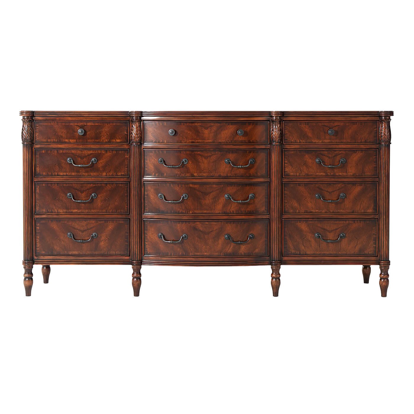 Federal Style Mahogany Dresser - English Georgian America